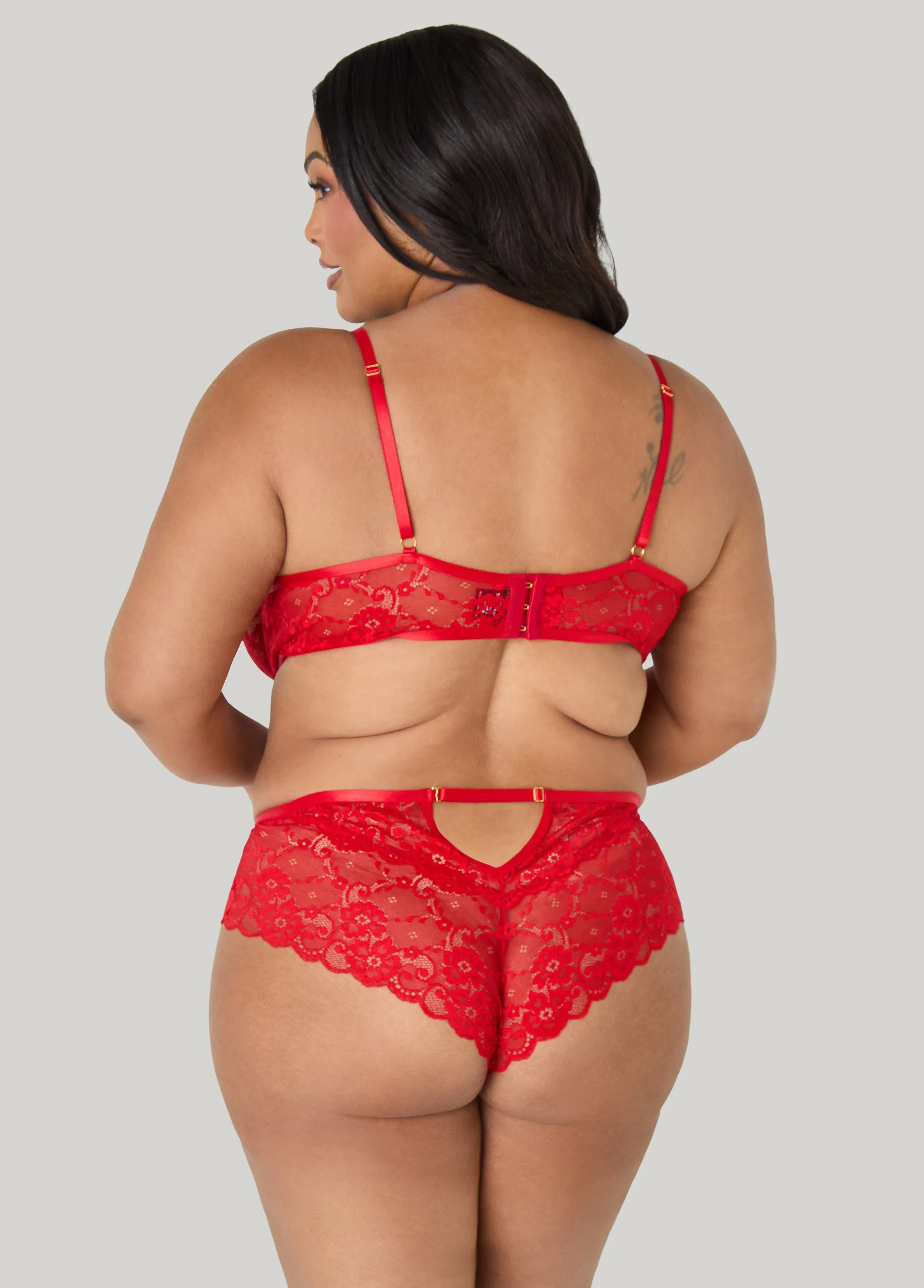 Crotchless Lace Bodysuit sold by Ashley Stewart product image thumbnail 2