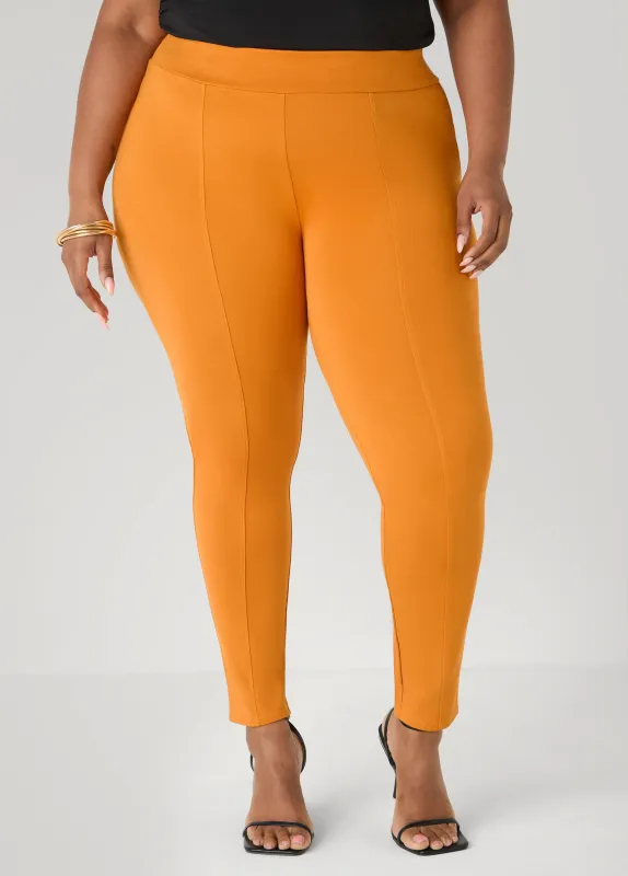 Seamed High Rise Leggings sold by Ashley Stewart