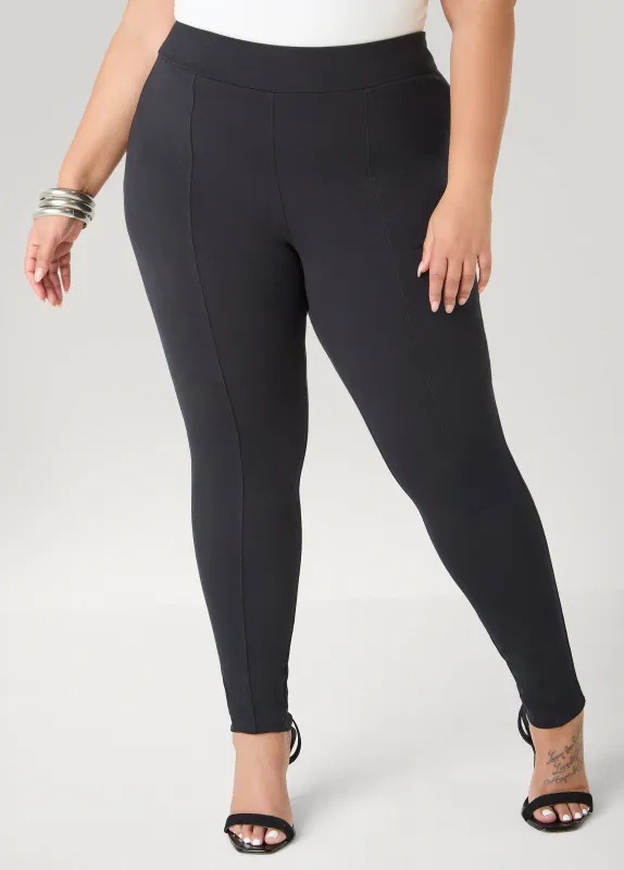 Seamed High Rise Leggings sold by Ashley Stewart