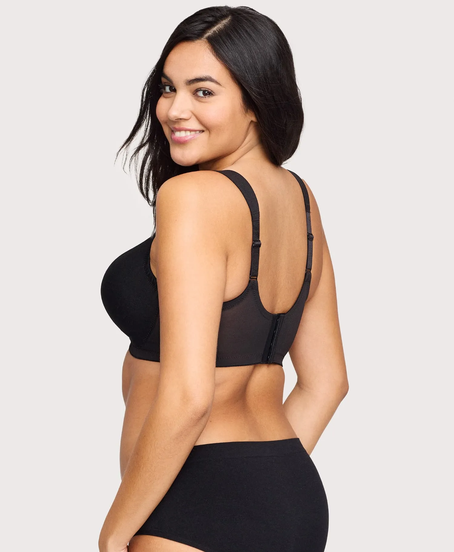 MagicLift Seamless Support T-Shirt Bra Black sold by Ashley Stewart product image thumbnail 2