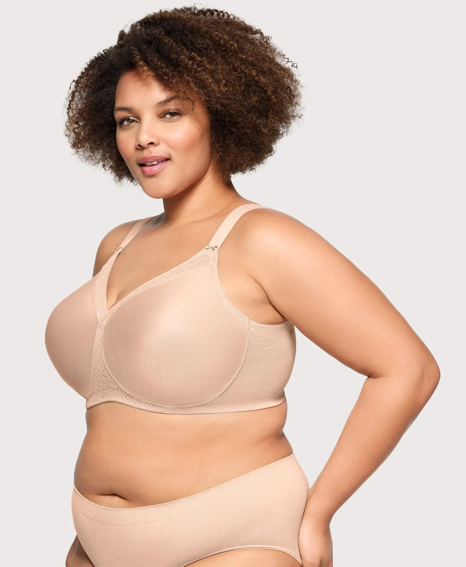 MagicLift Seamless Support T-Shirt Bra Cafe sold by Ashley Stewart product image thumbnail 4