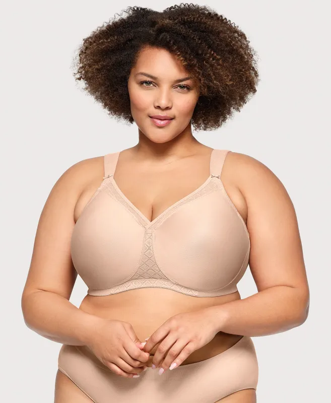 MagicLift Seamless Support T-Shirt Bra Cafe sold by Ashley Stewart