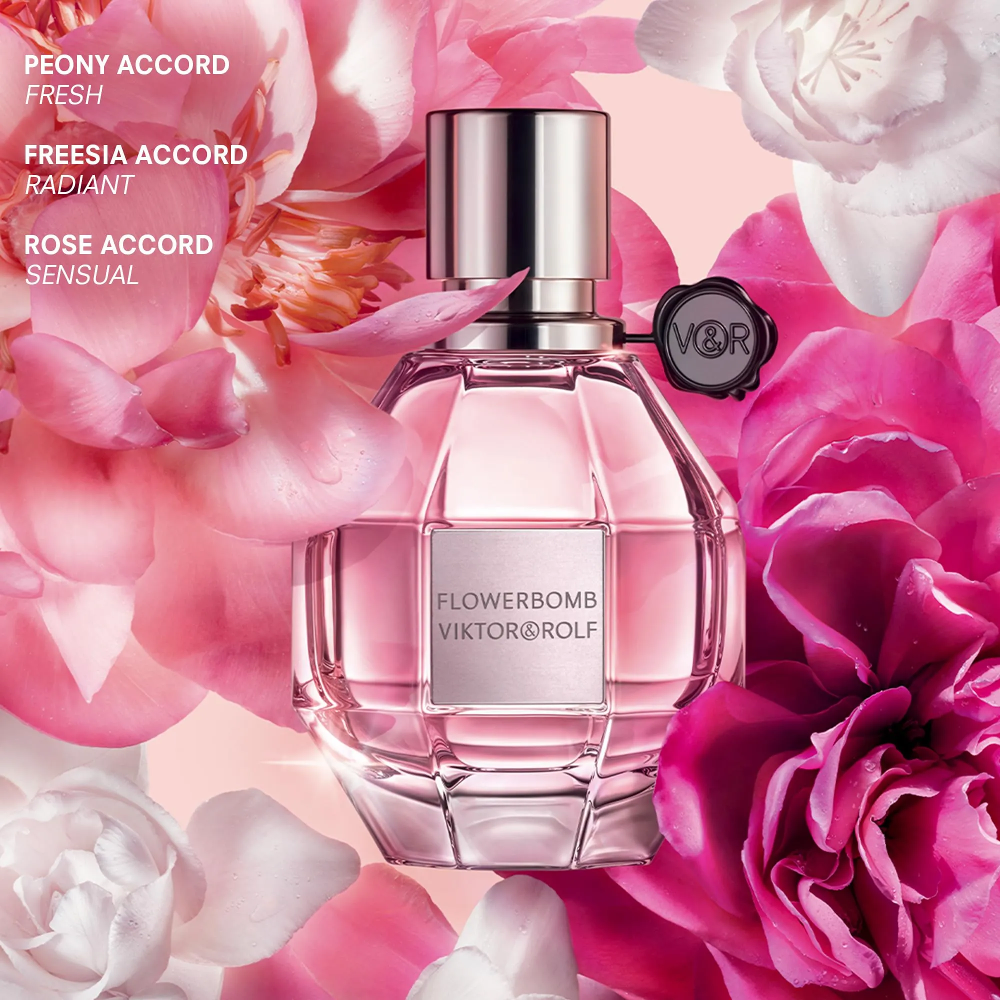 Viktor&Rolf Flowerbomb Eau De Parfum Floral and Woody Women's Perfume sold by Ashley Stewart product image thumbnail 3