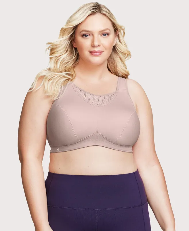No-Bounce Camisole Elite Sports Bra made by Ashley Stewart