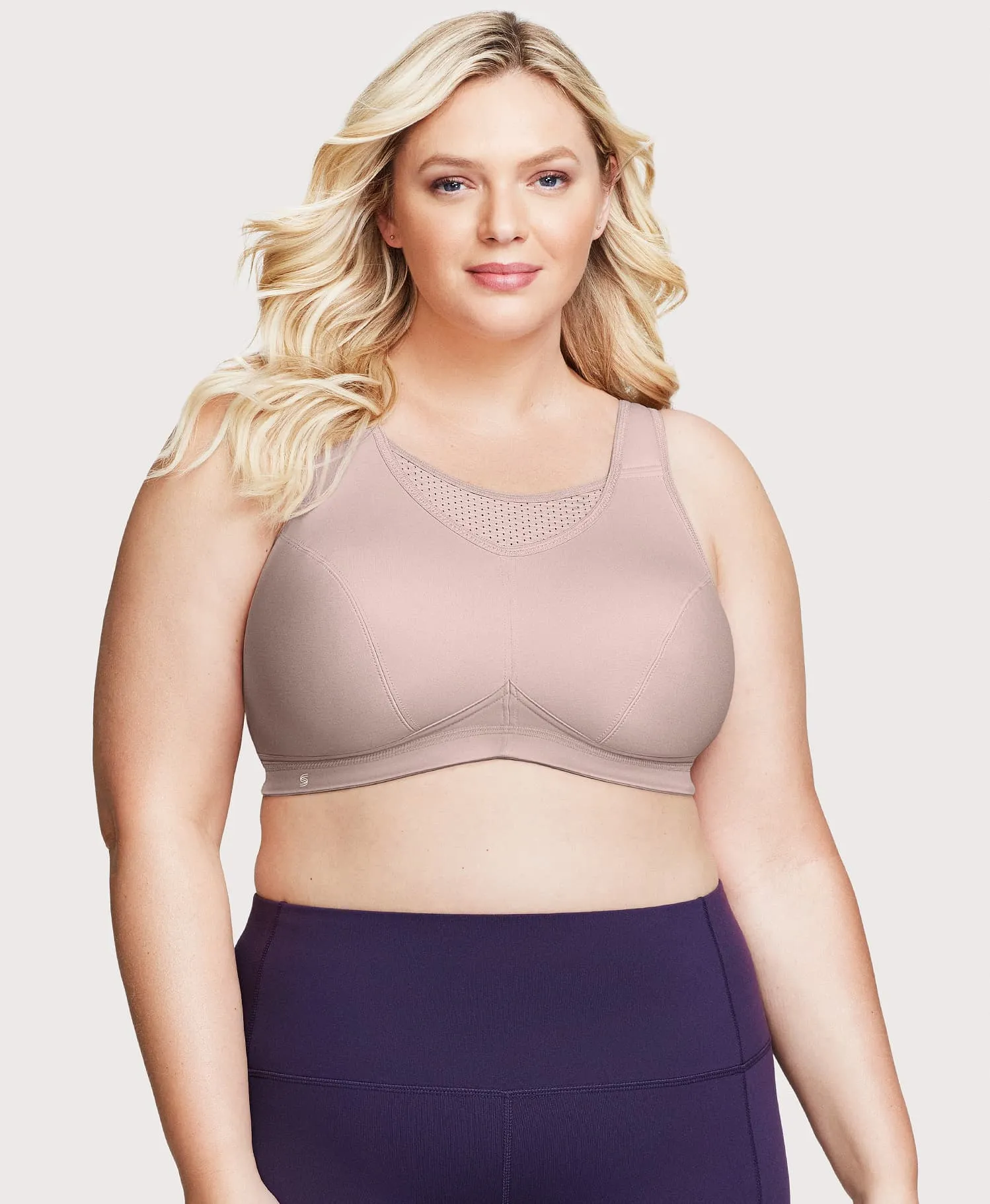 No-Bounce Camisole Elite Sports Bra sold by Ashley Stewart