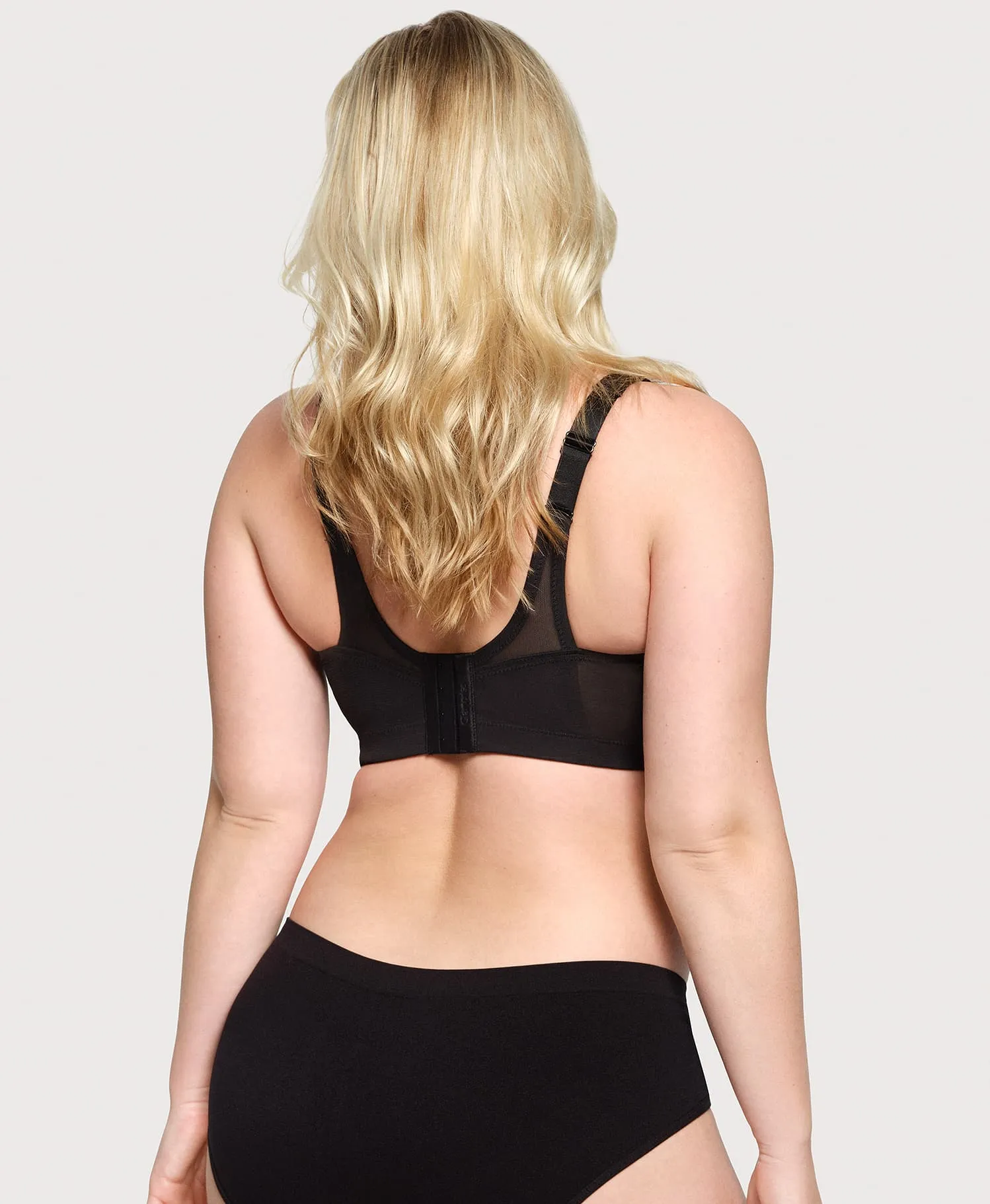 MagicLift Seamless Firm Support Bra Black sold by Ashley Stewart product image thumbnail 2