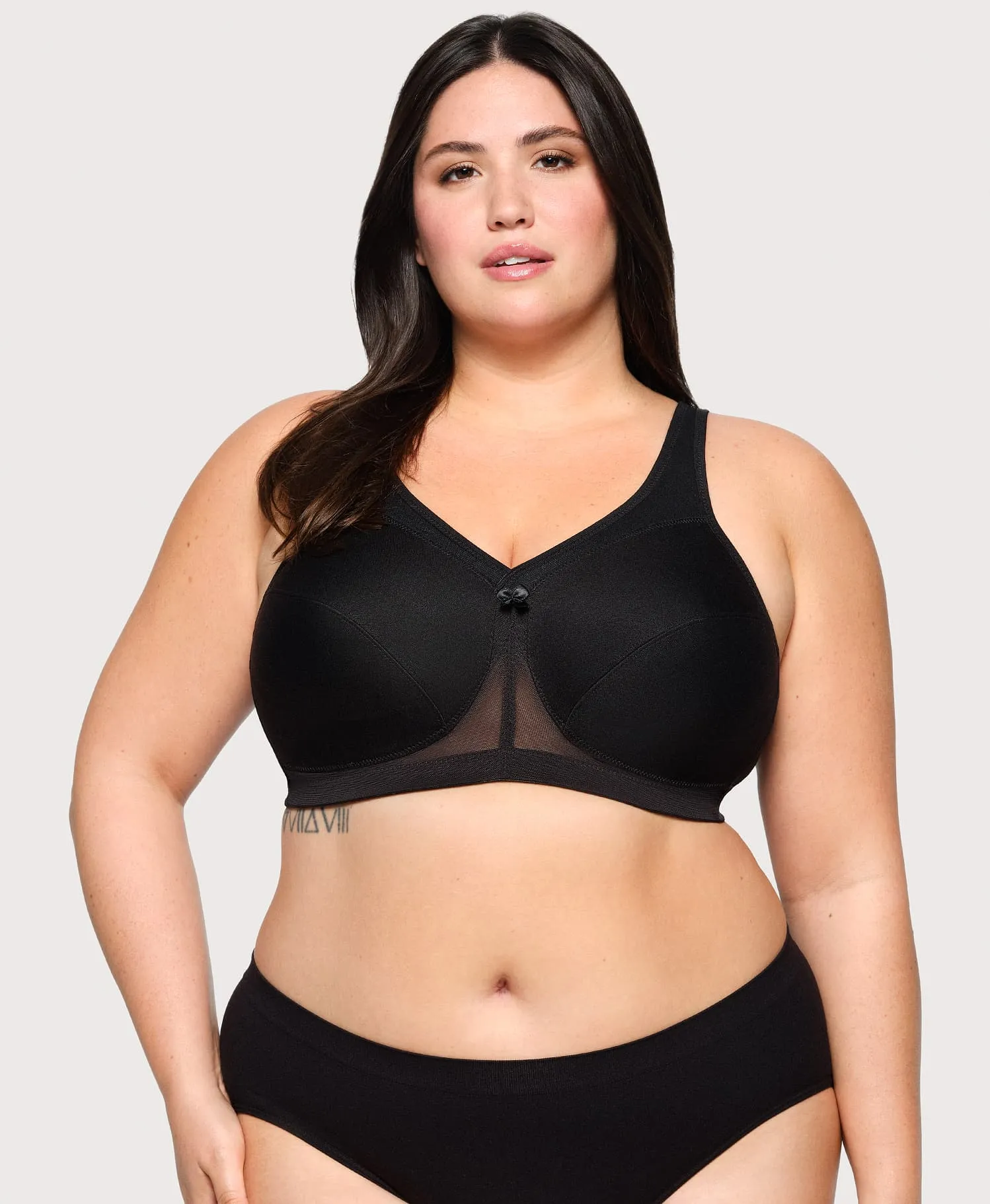 MagicLift Active Support Bra Black sold by Ashley Stewart