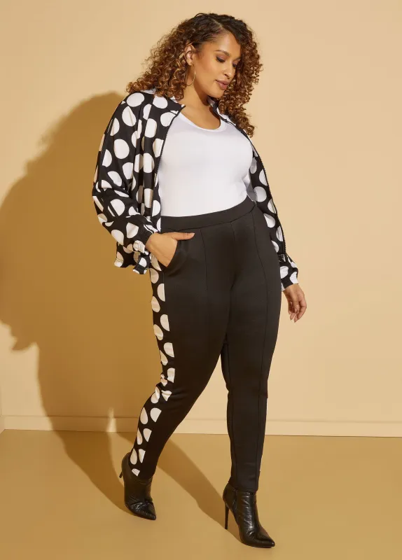 Polka Dot Leggings sold by Ashley Stewart