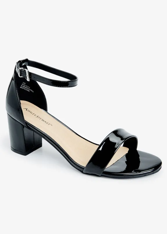 Ankle Strap Wide Width Sandals made by Ashley Stewart