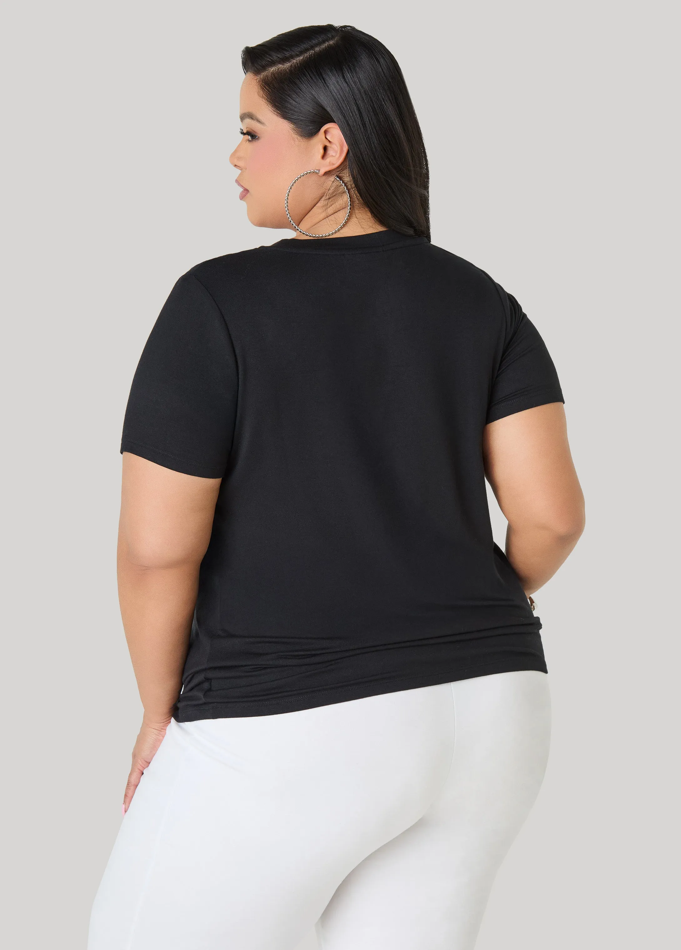 Cherry Bomb Graphic Tee sold by Ashley Stewart product image thumbnail 2