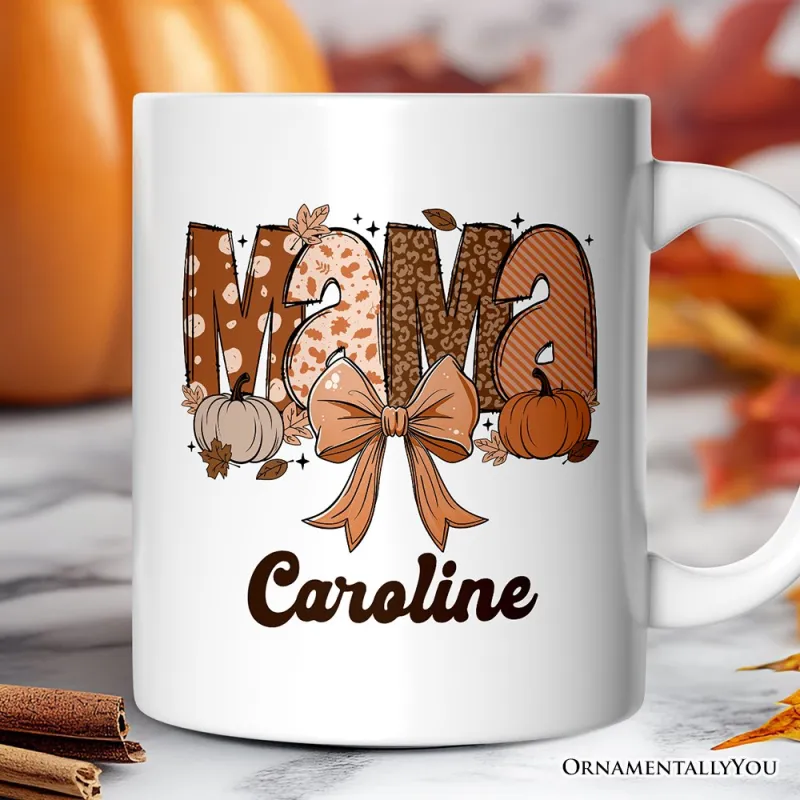 Pumpkin Mama Ceramic Mug made by Ashley Stewart