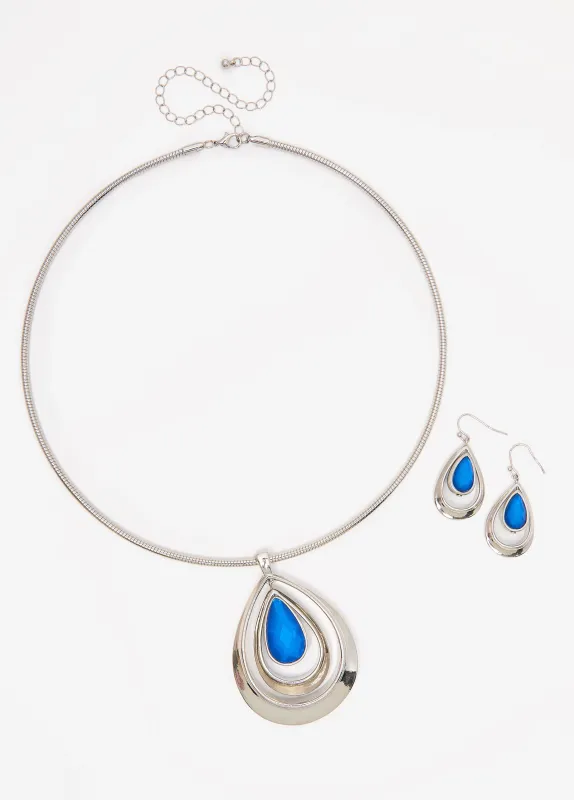 Reversible Teardrop Collar Set sold by Ashley Stewart