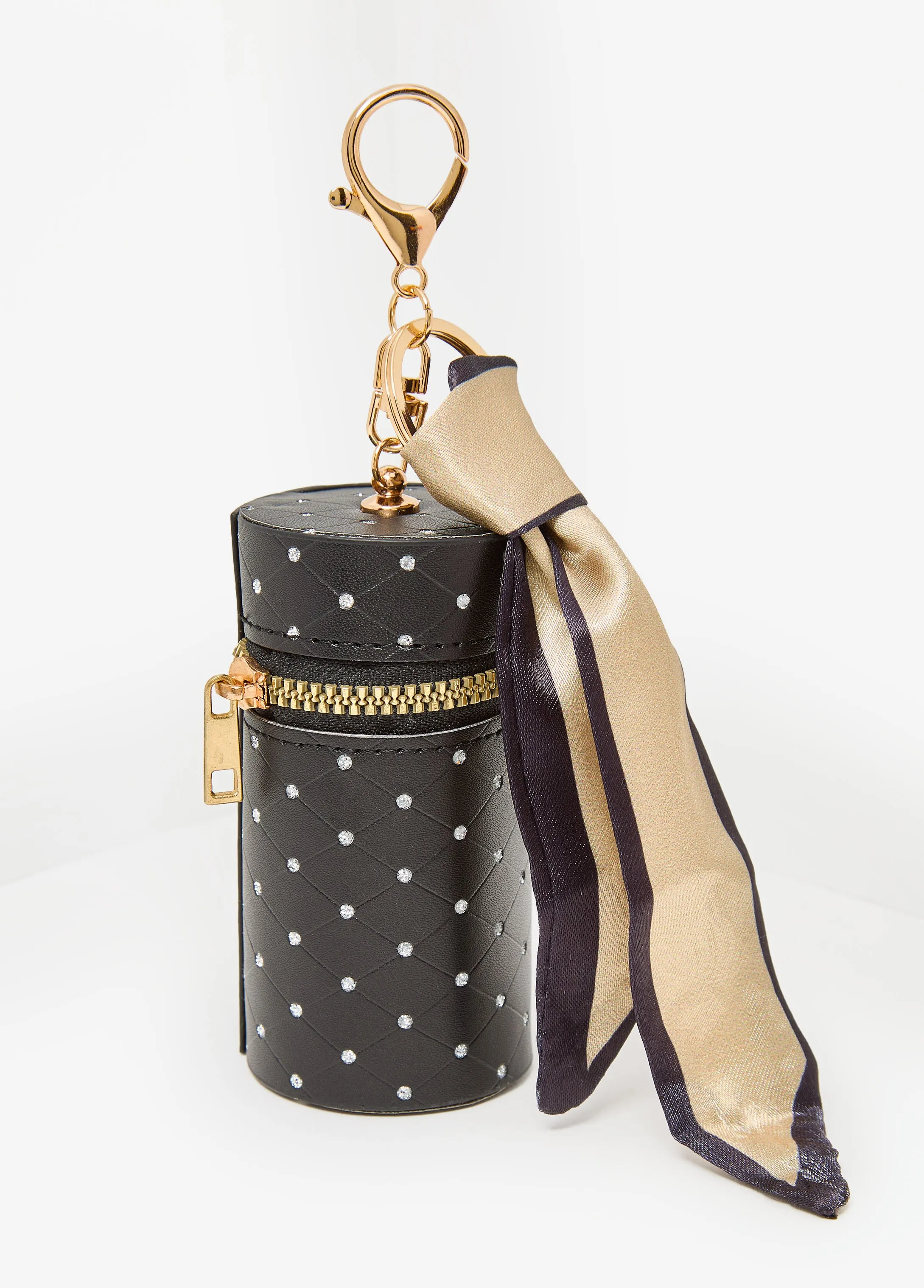 Crystal Faux Leather Bag Charm sold by Ashley Stewart product image thumbnail 2