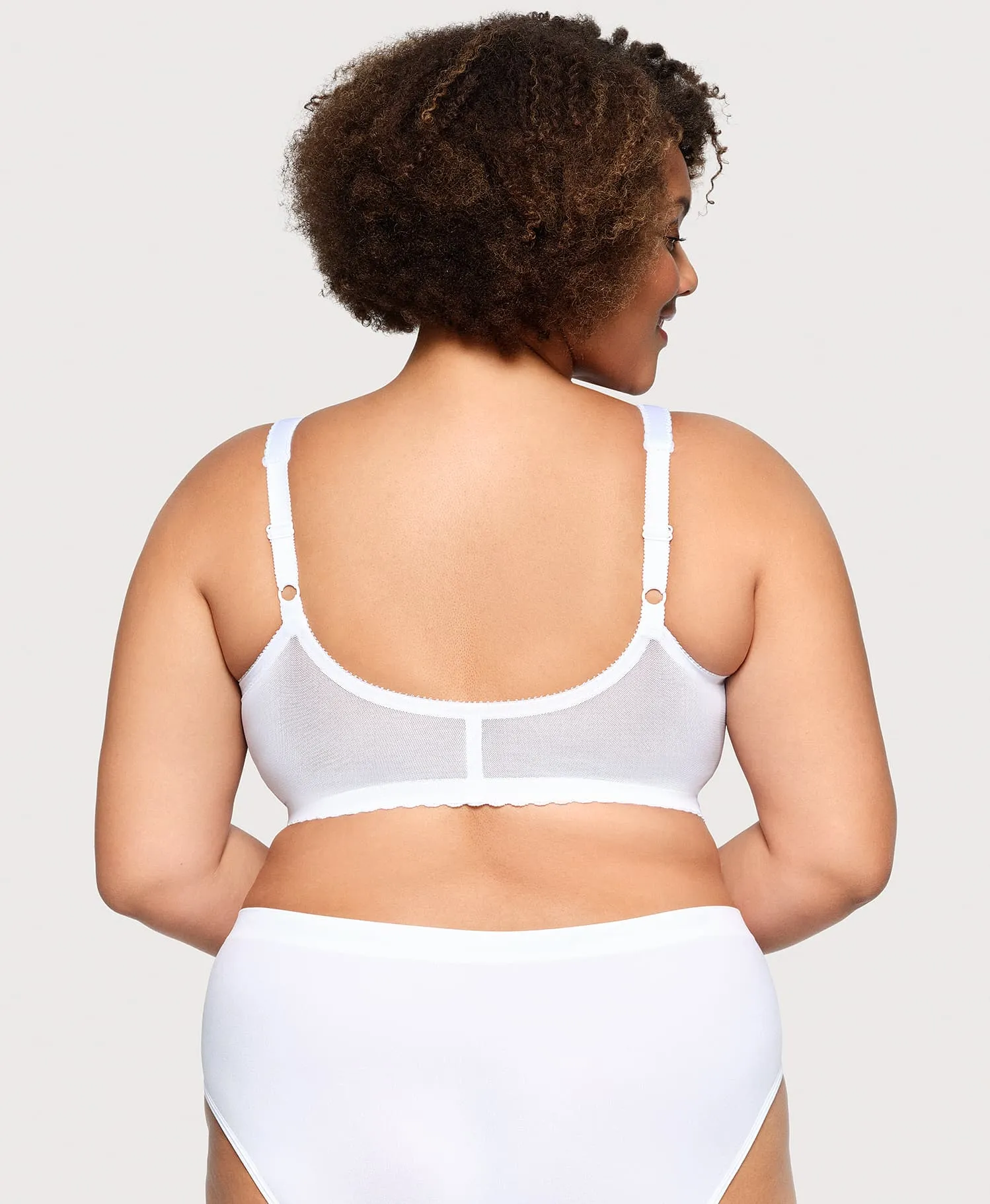MagicLift Front-Closure Support Bra White sold by Ashley Stewart product image thumbnail 2