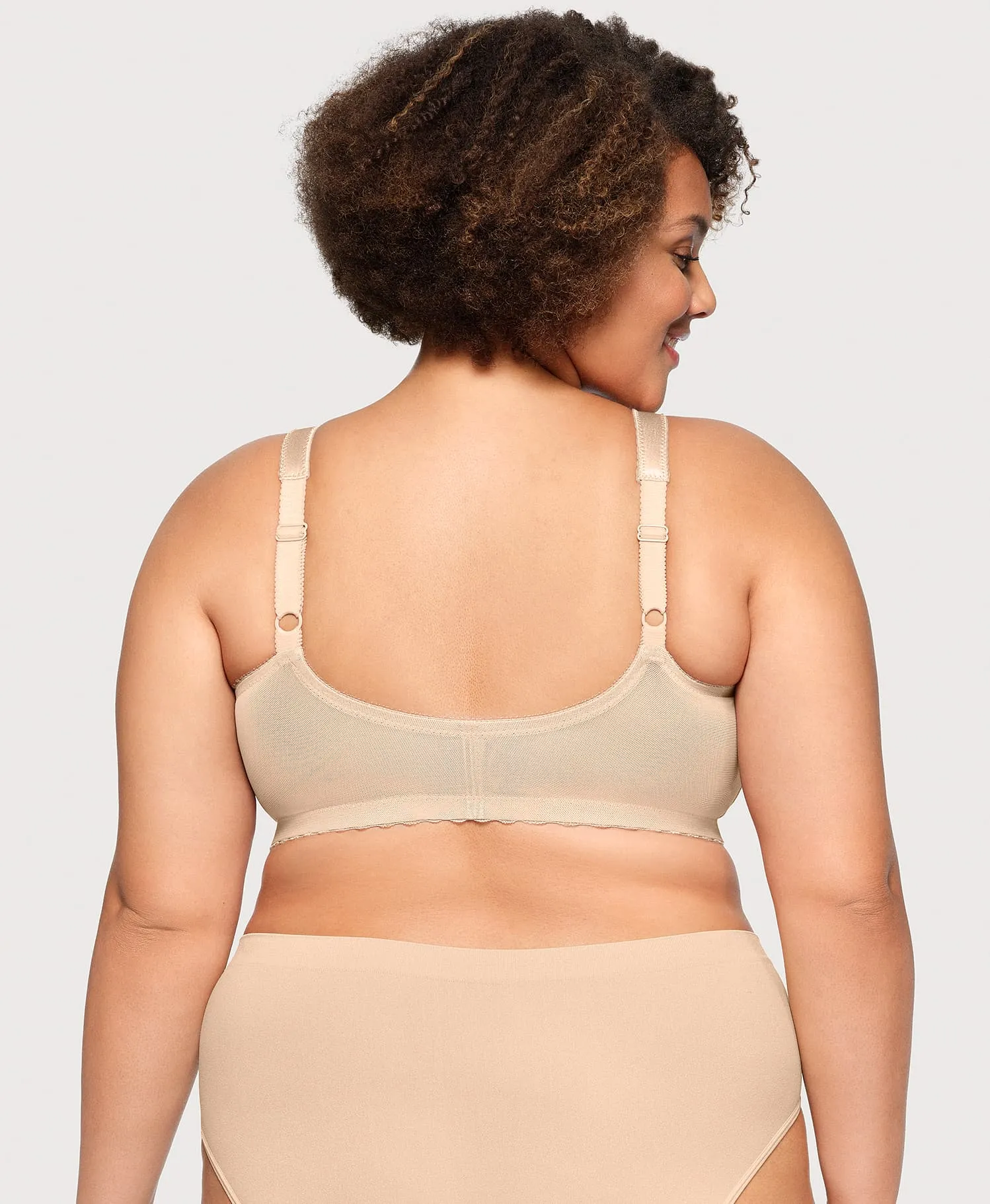 MagicLift Front-Closure Support Bra Blush sold by Ashley Stewart product image thumbnail 2