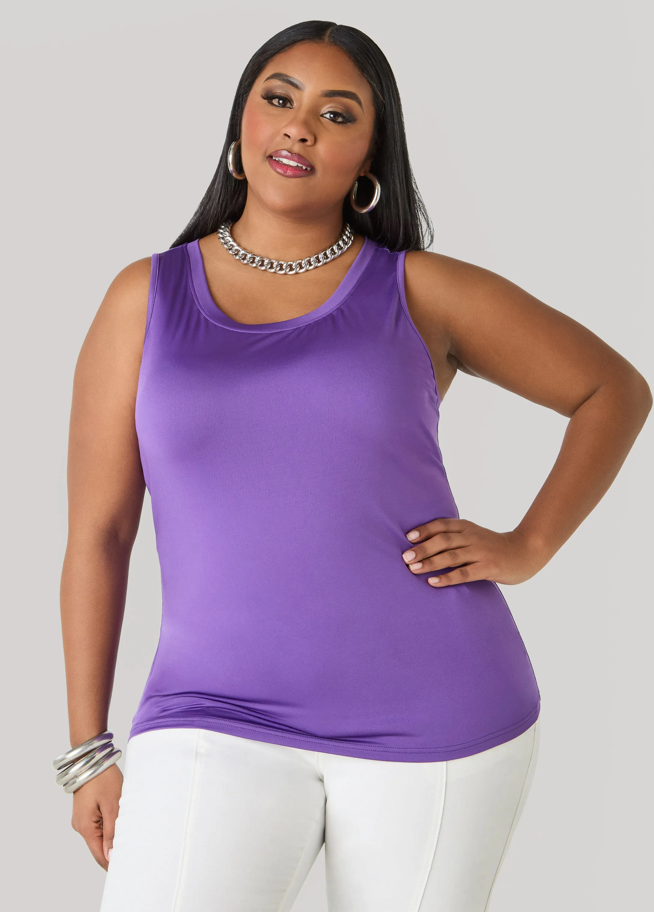 The Basic Cami sold by Ashley Stewart product image thumbnail 4