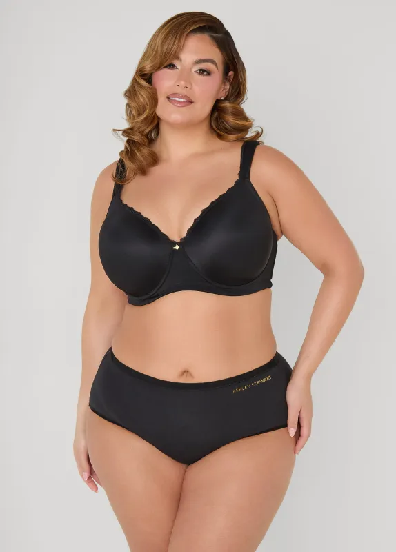 Stretch Cotton Briefs made by Ashley Stewart