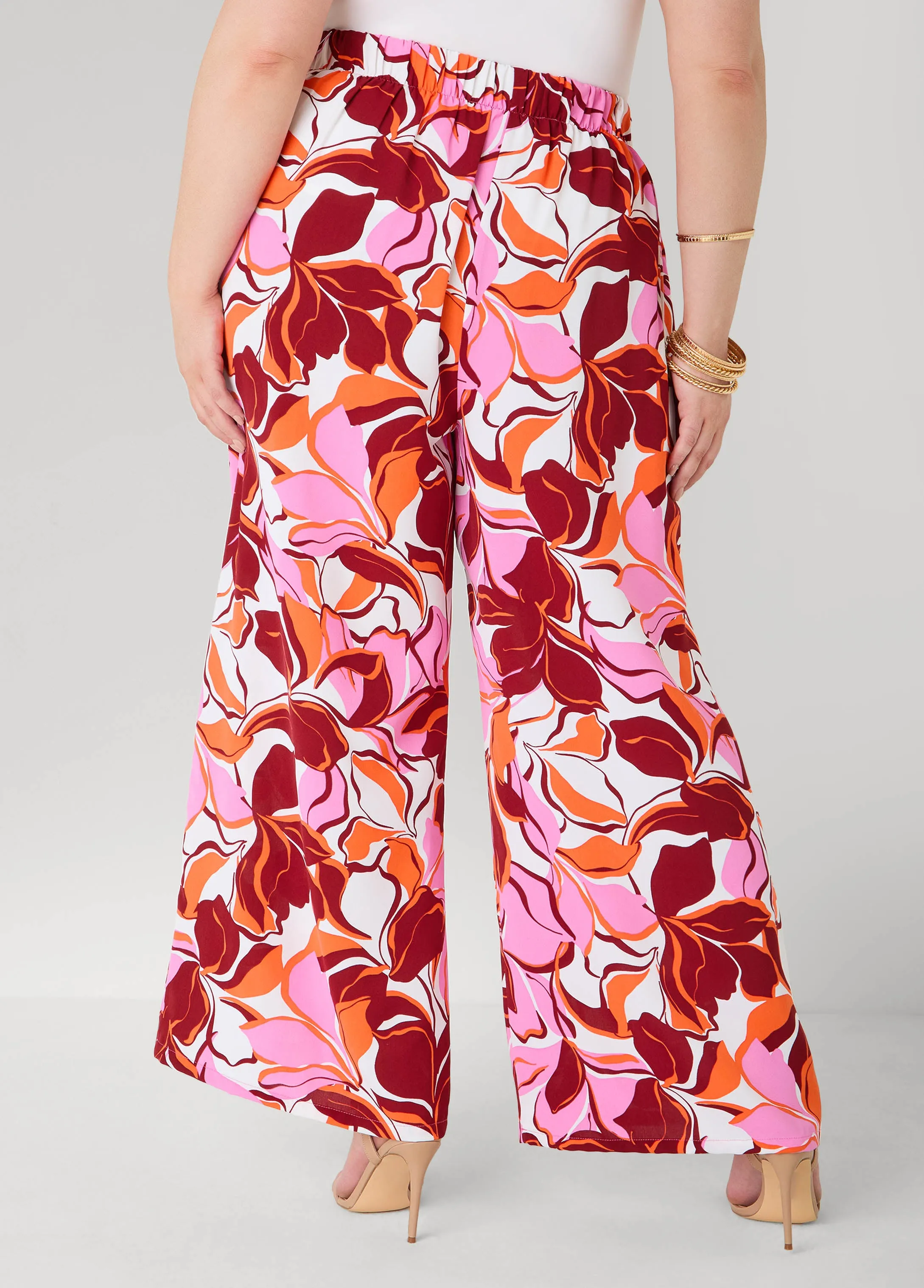 Printed High Waist Pants sold by Ashley Stewart product image thumbnail 2