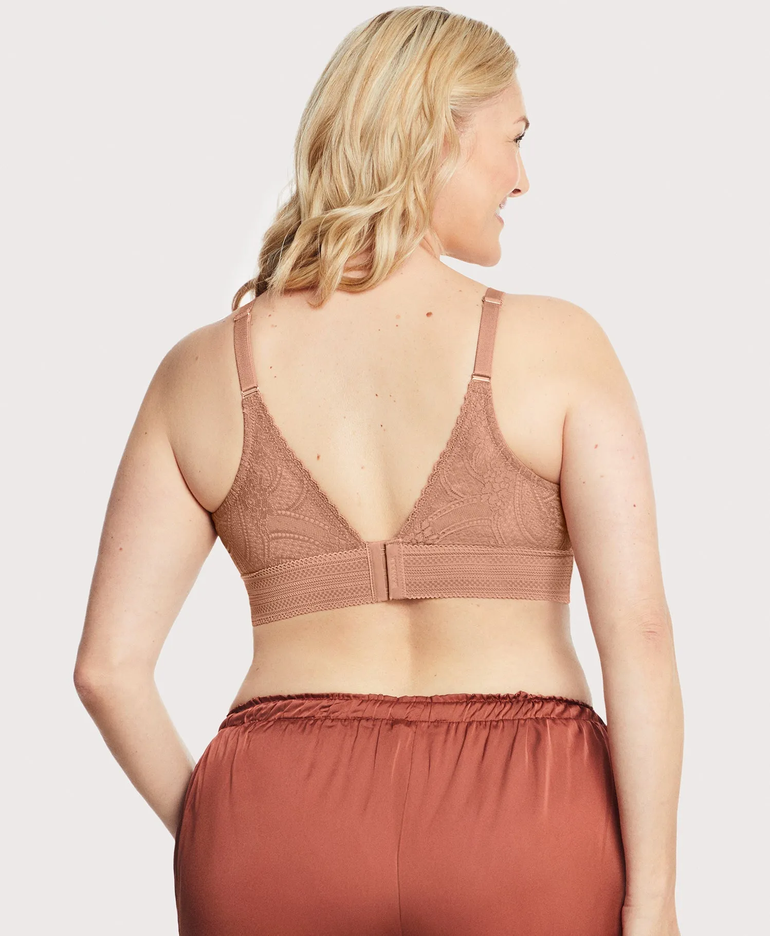 Bramour Gramercy Lace Triangle Bralette sold by Ashley Stewart product image thumbnail 2