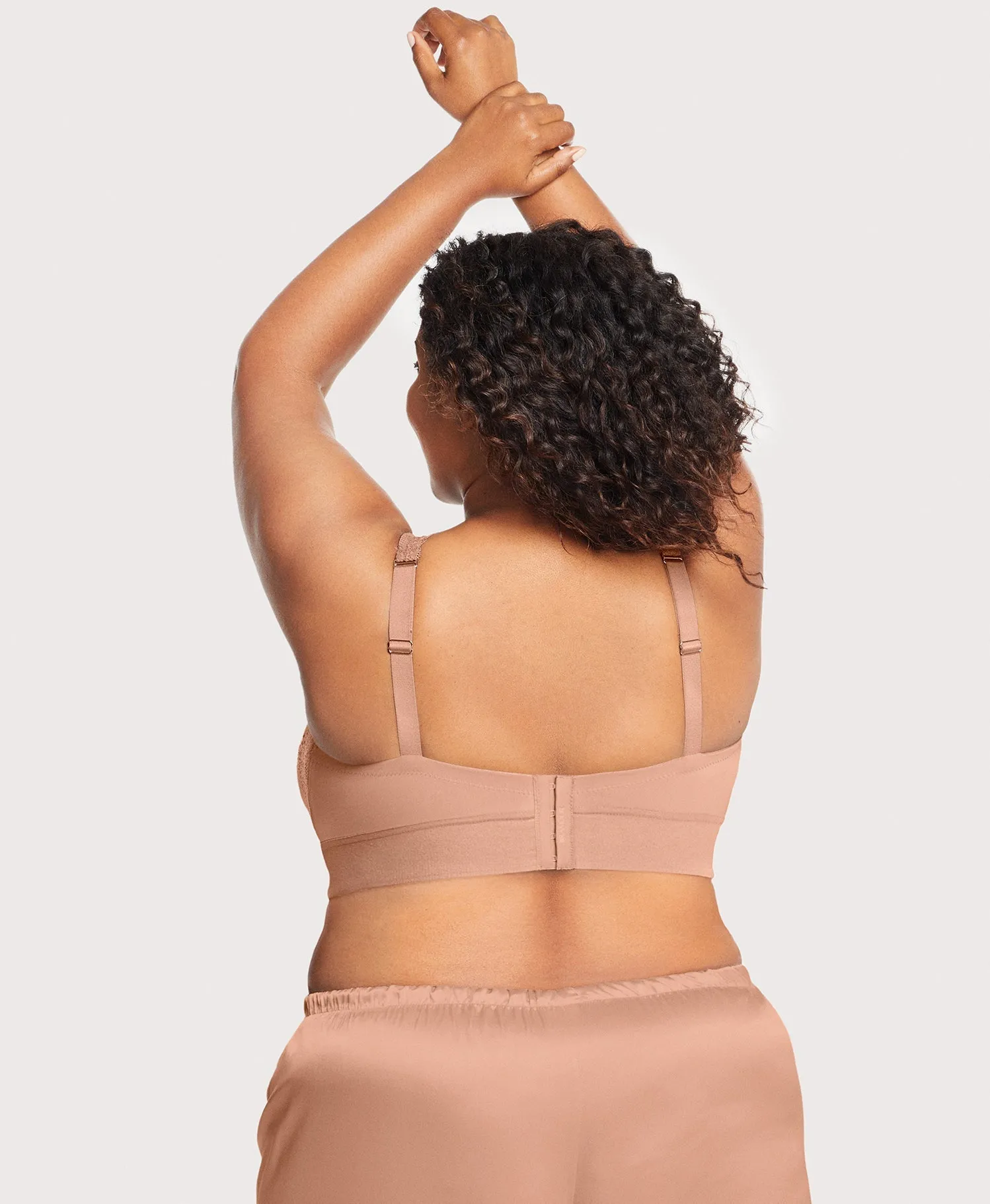 Bramour Lexington Lace Plunge Bralette sold by Ashley Stewart product image thumbnail 2