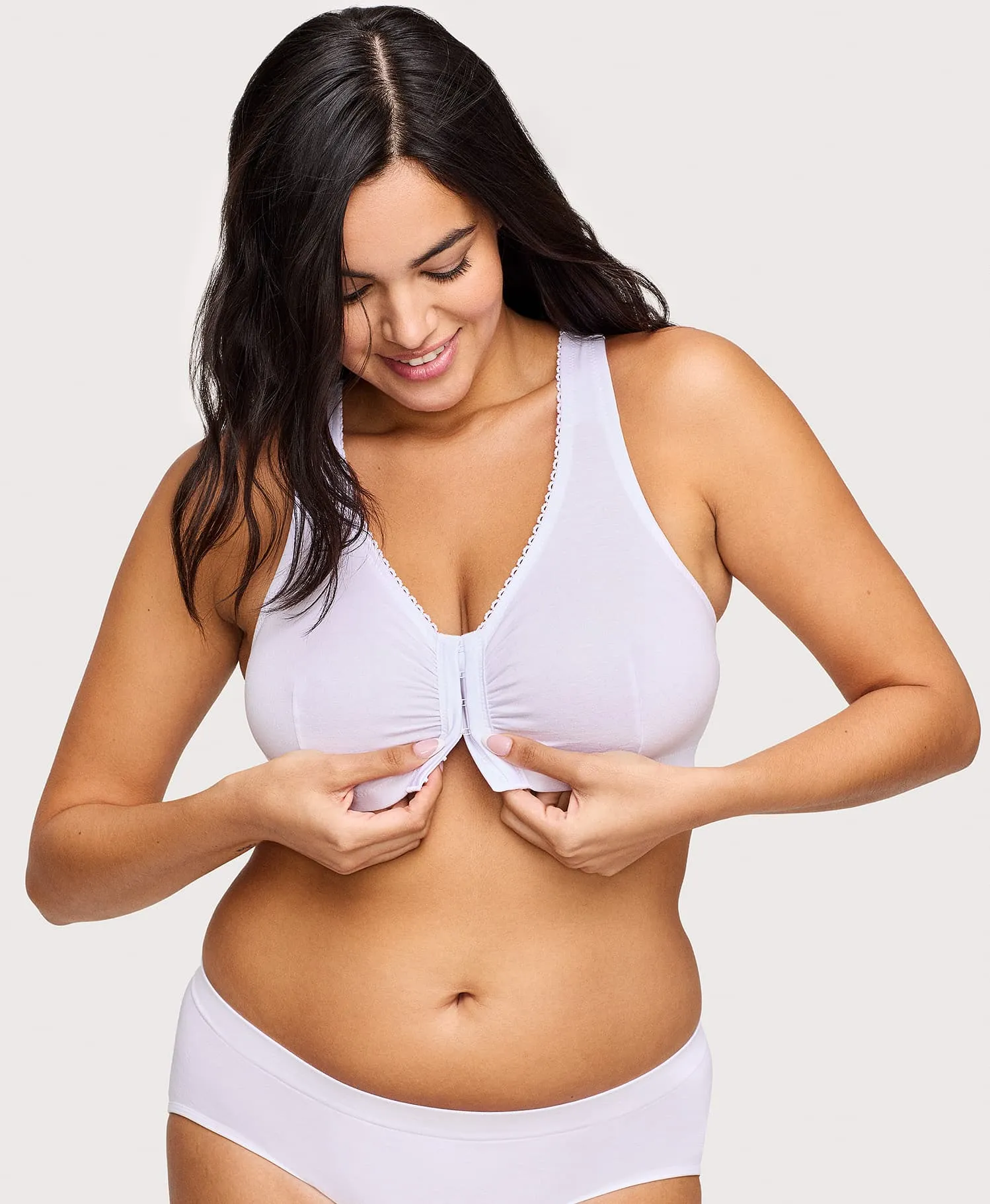 Lace Paneled T Back Comfort Bra sold by Ashley Stewart product image thumbnail 3