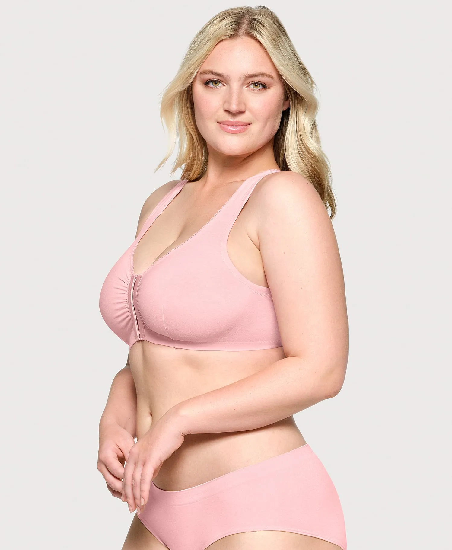 T Back Lace Panel Comfort Bra sold by Ashley Stewart product image thumbnail 4