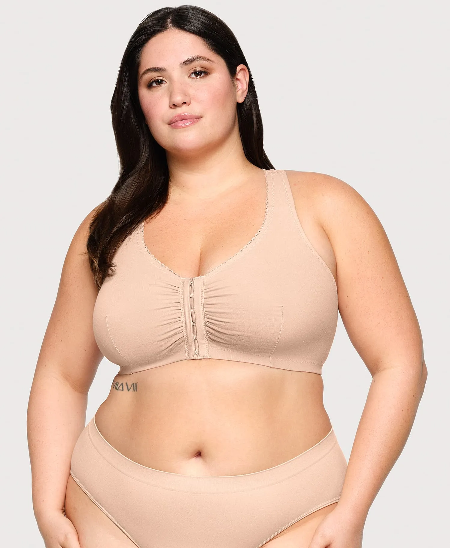 Lace Panel T Back Comfort Bra sold by Ashley Stewart product image thumbnail 3