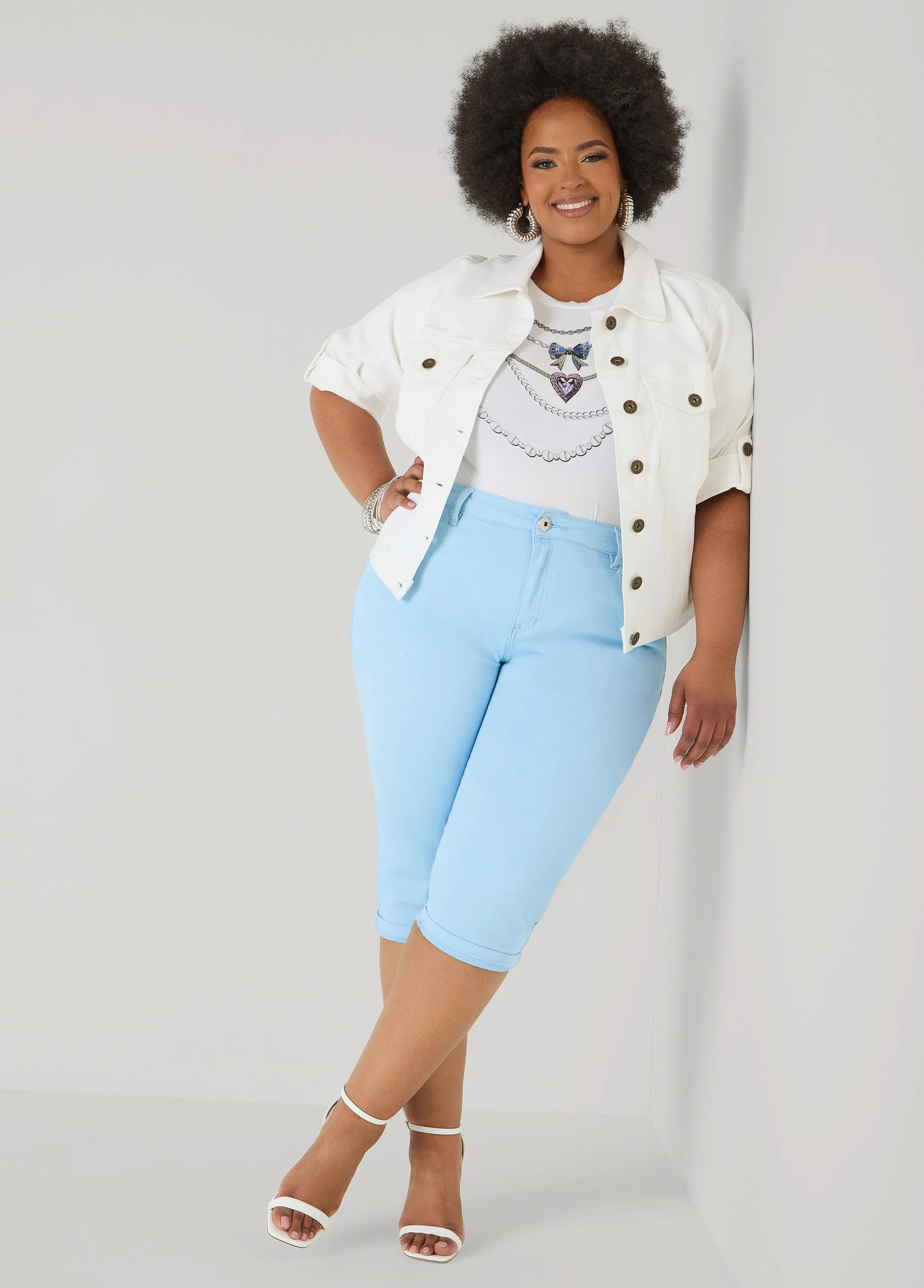 Necklace Graphic Tee sold by Ashley Stewart product image thumbnail 3