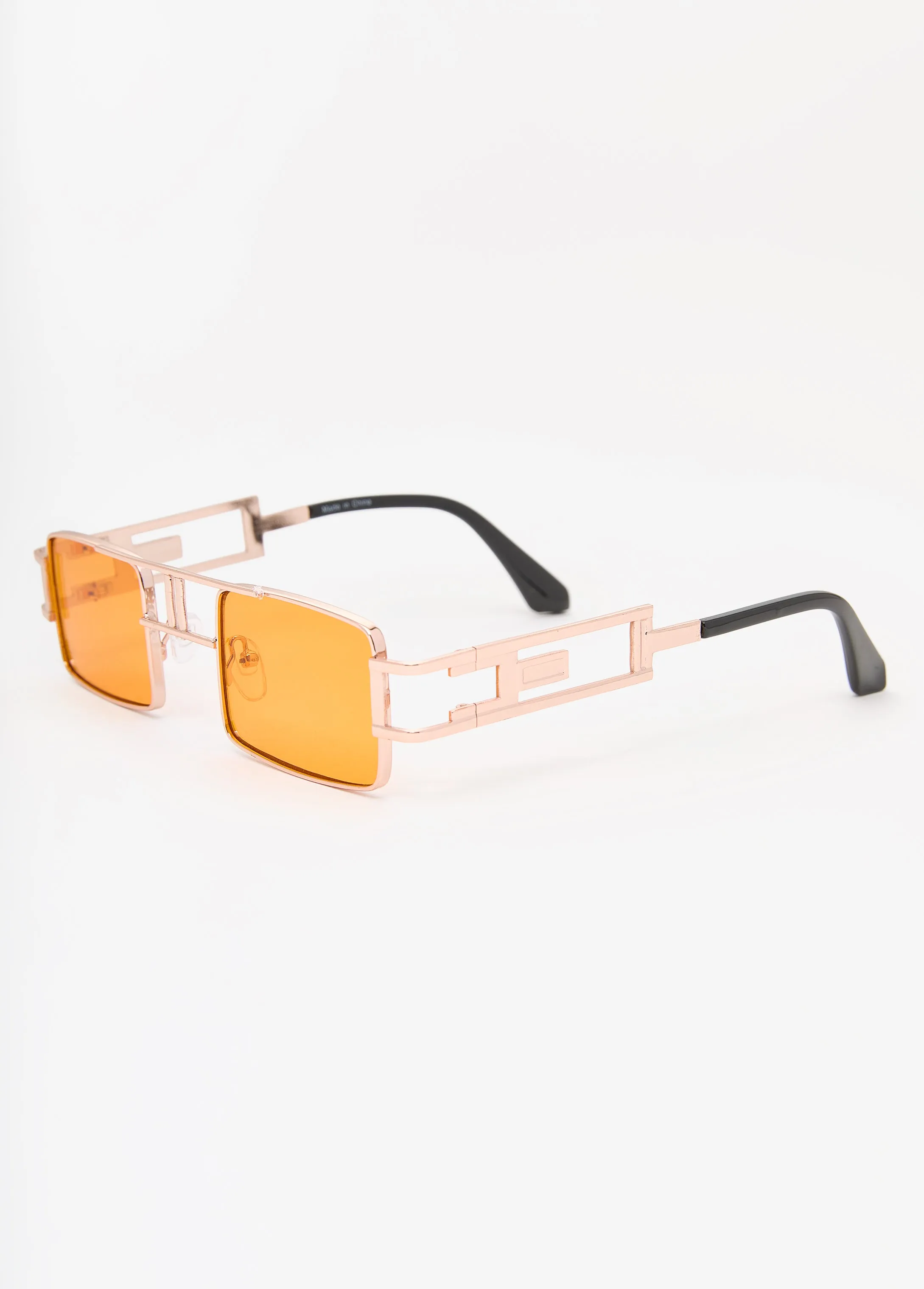 Rectangle Frame Tinted Sunglasses sold by Ashley Stewart product image thumbnail 3