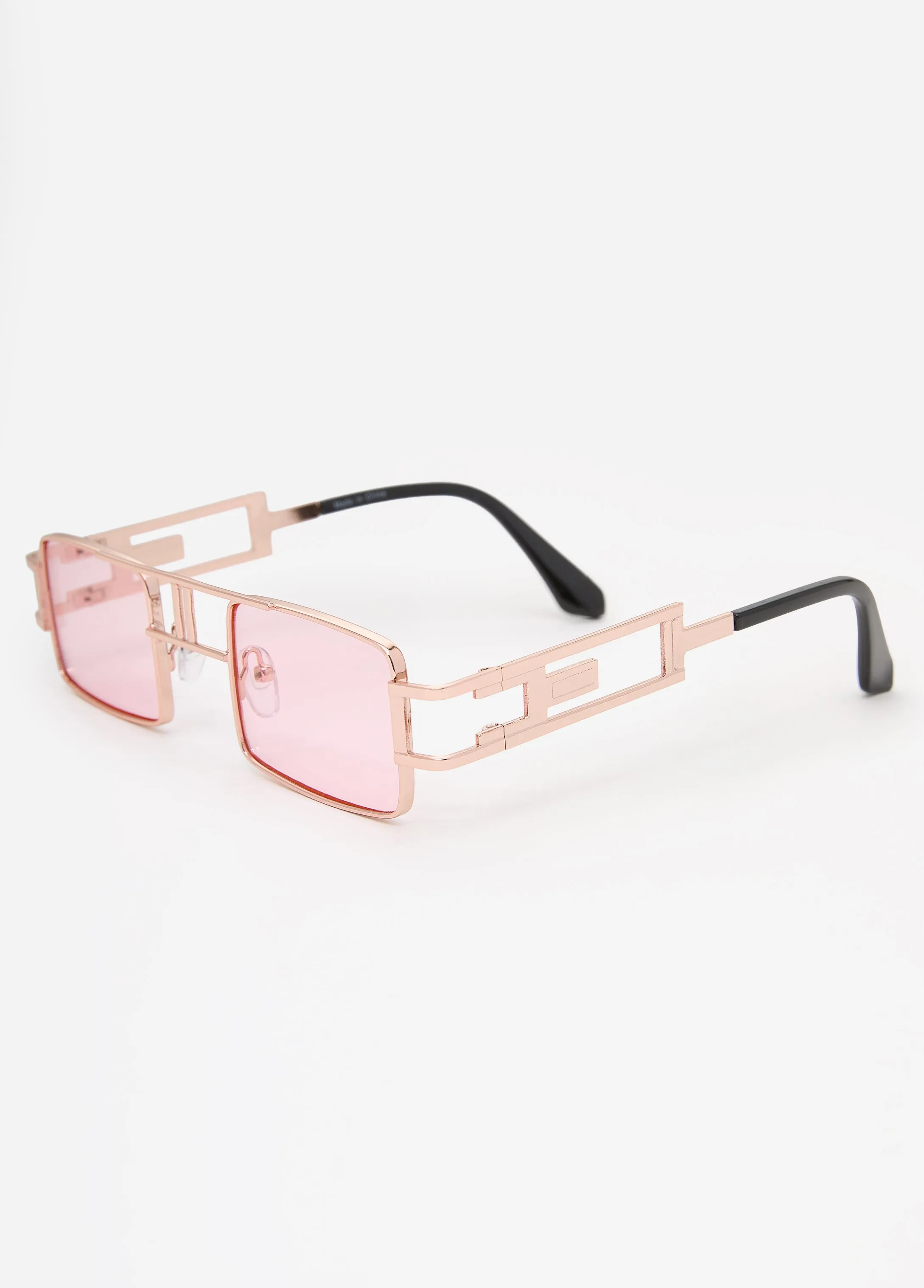 Tinted Rectangle Frame Sunglasses sold by Ashley Stewart product image thumbnail 3