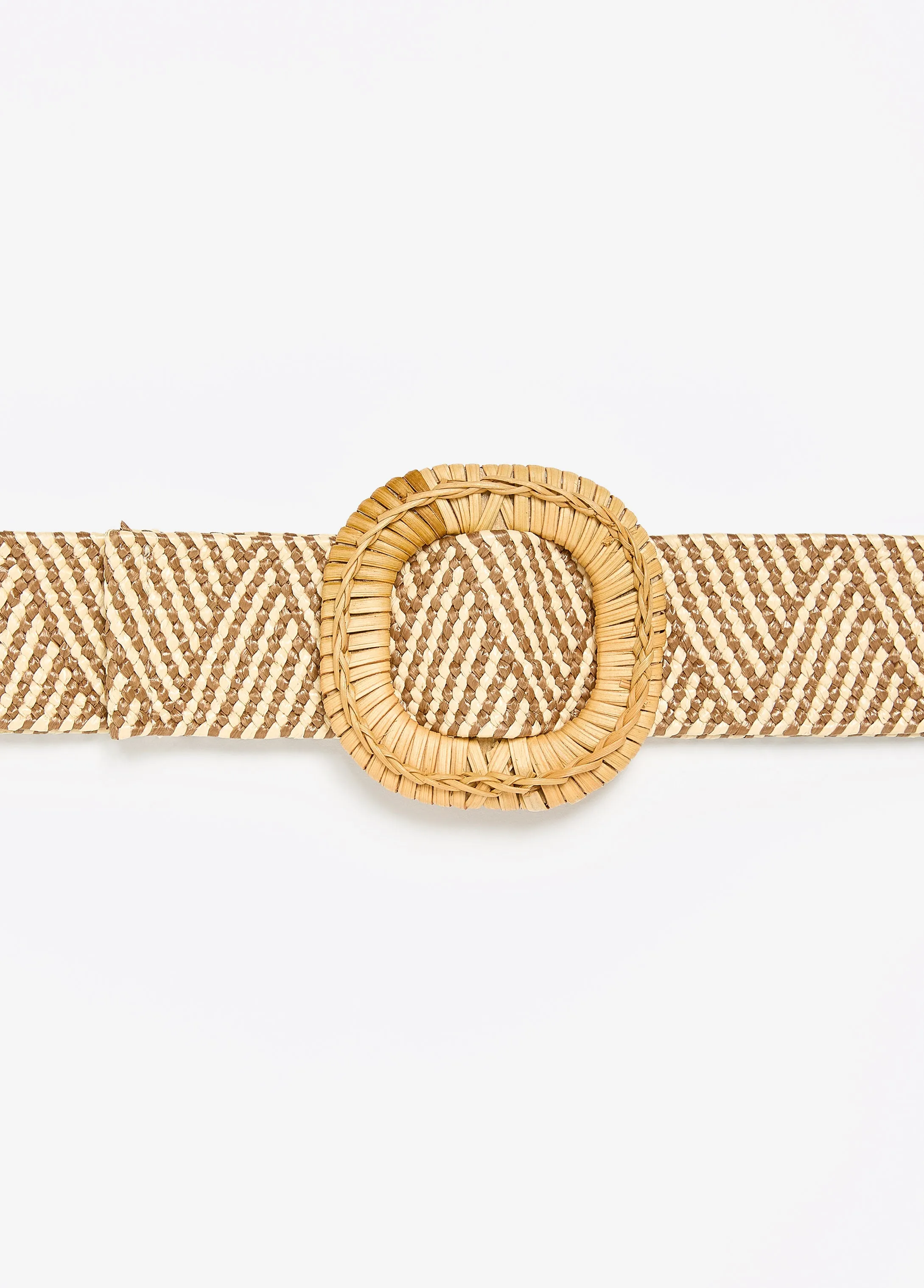 Raffia Stretch Belt sold by Ashley Stewart product image thumbnail 3