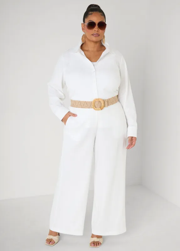 Raffia Stretch Belt made by Ashley Stewart