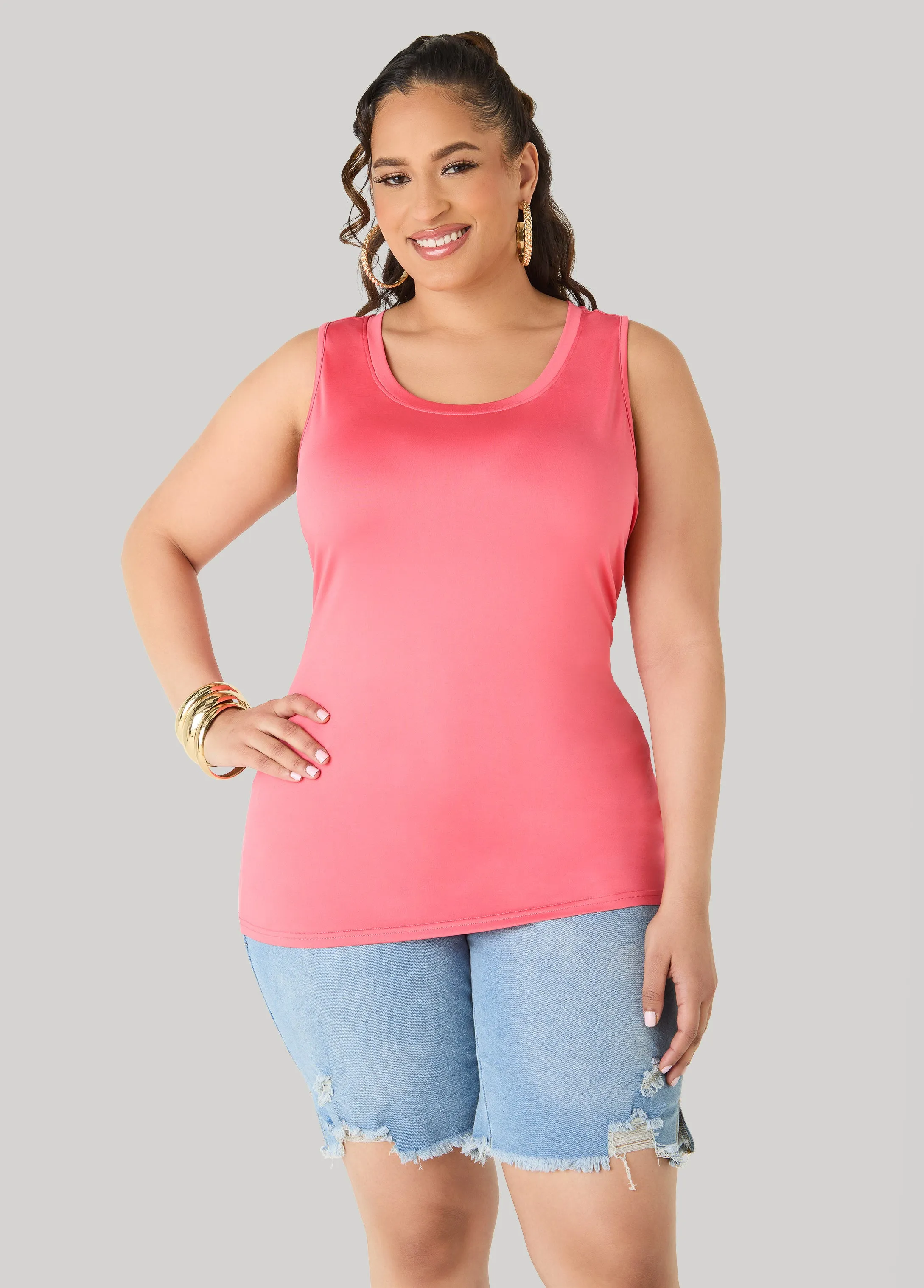 Basic Knit Cami sold by Ashley Stewart product image thumbnail 5