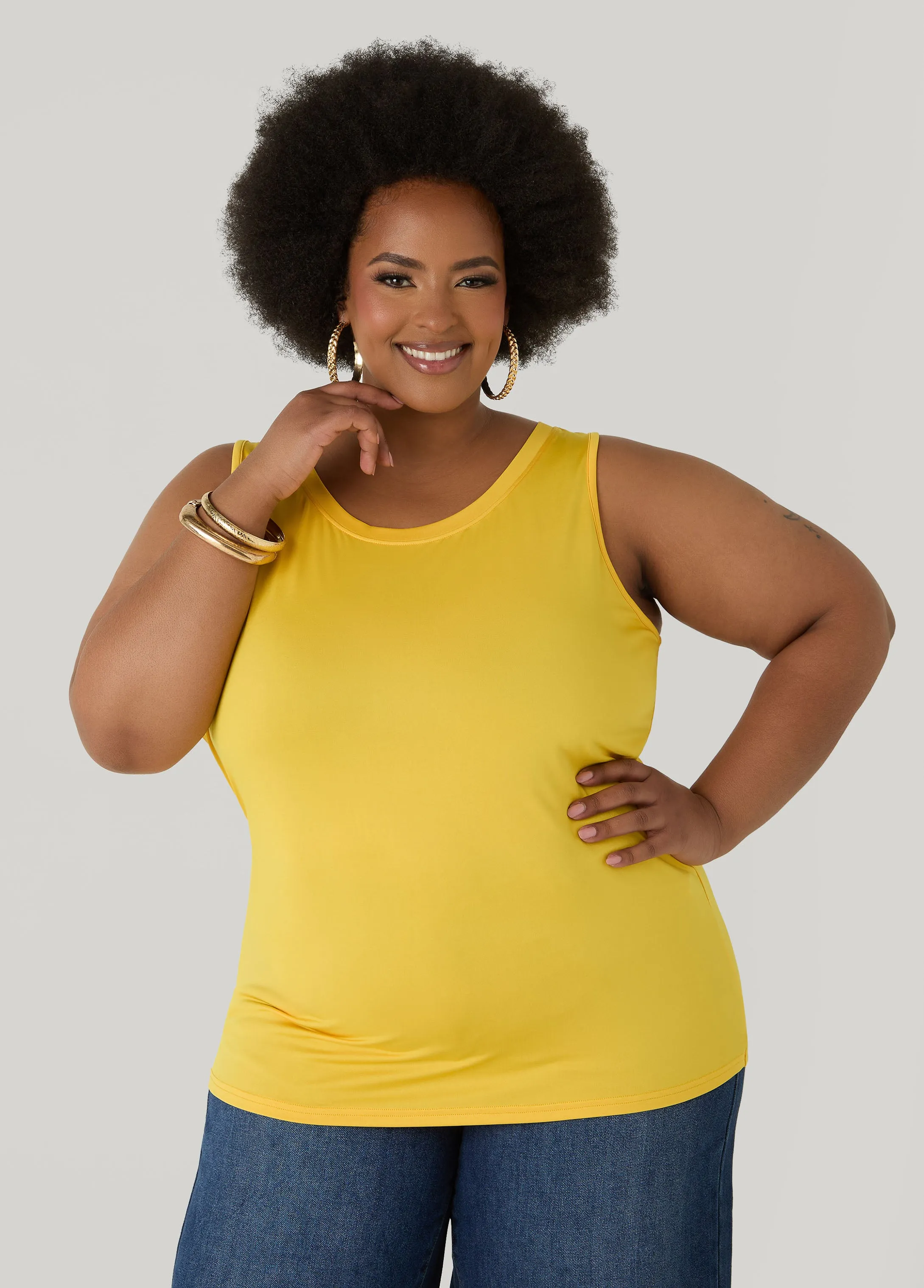 Basic Knit Cami sold by Ashley Stewart product image thumbnail 4