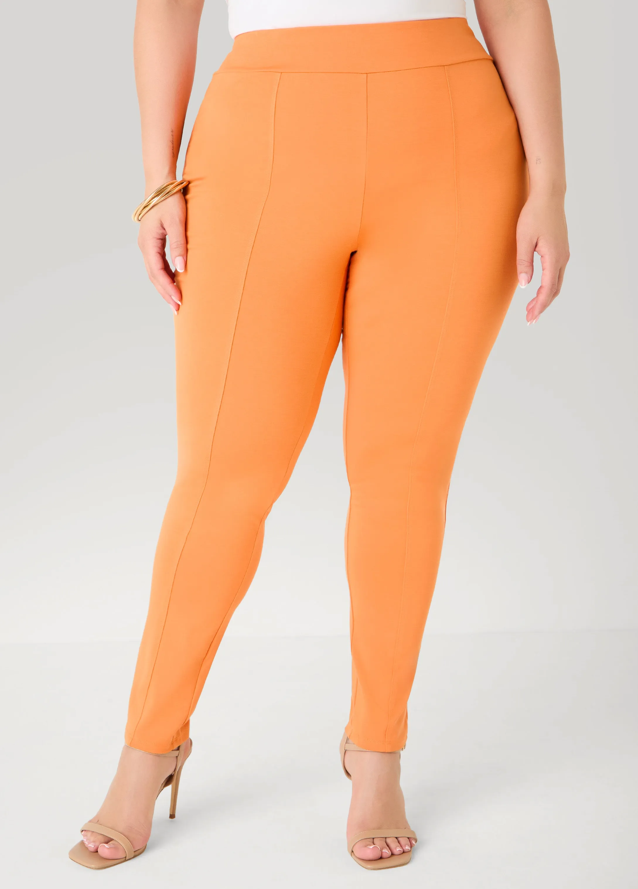 Seamed Ponte Leggings sold by Ashley Stewart product image thumbnail 4