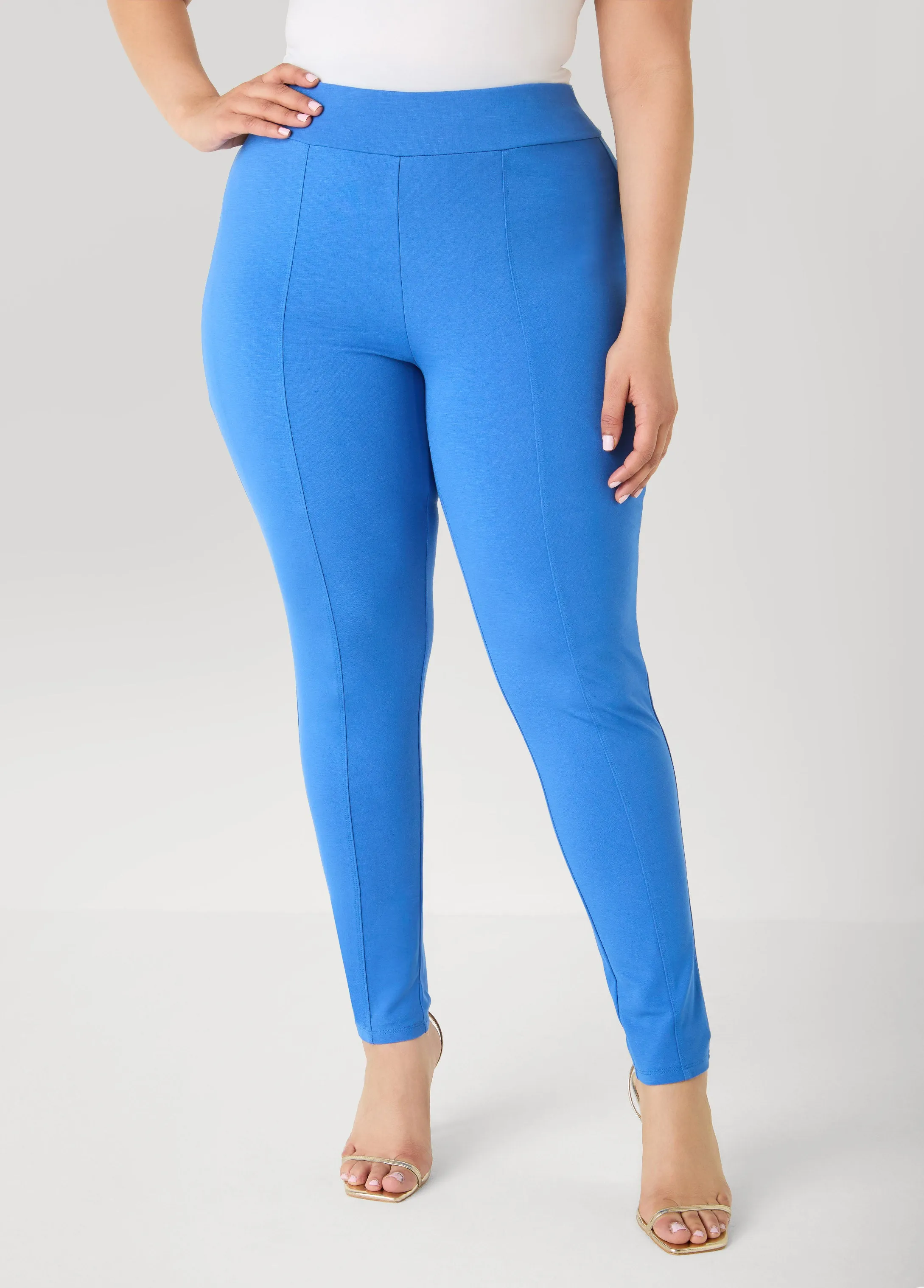 Seamed Ponte Leggings sold by Ashley Stewart