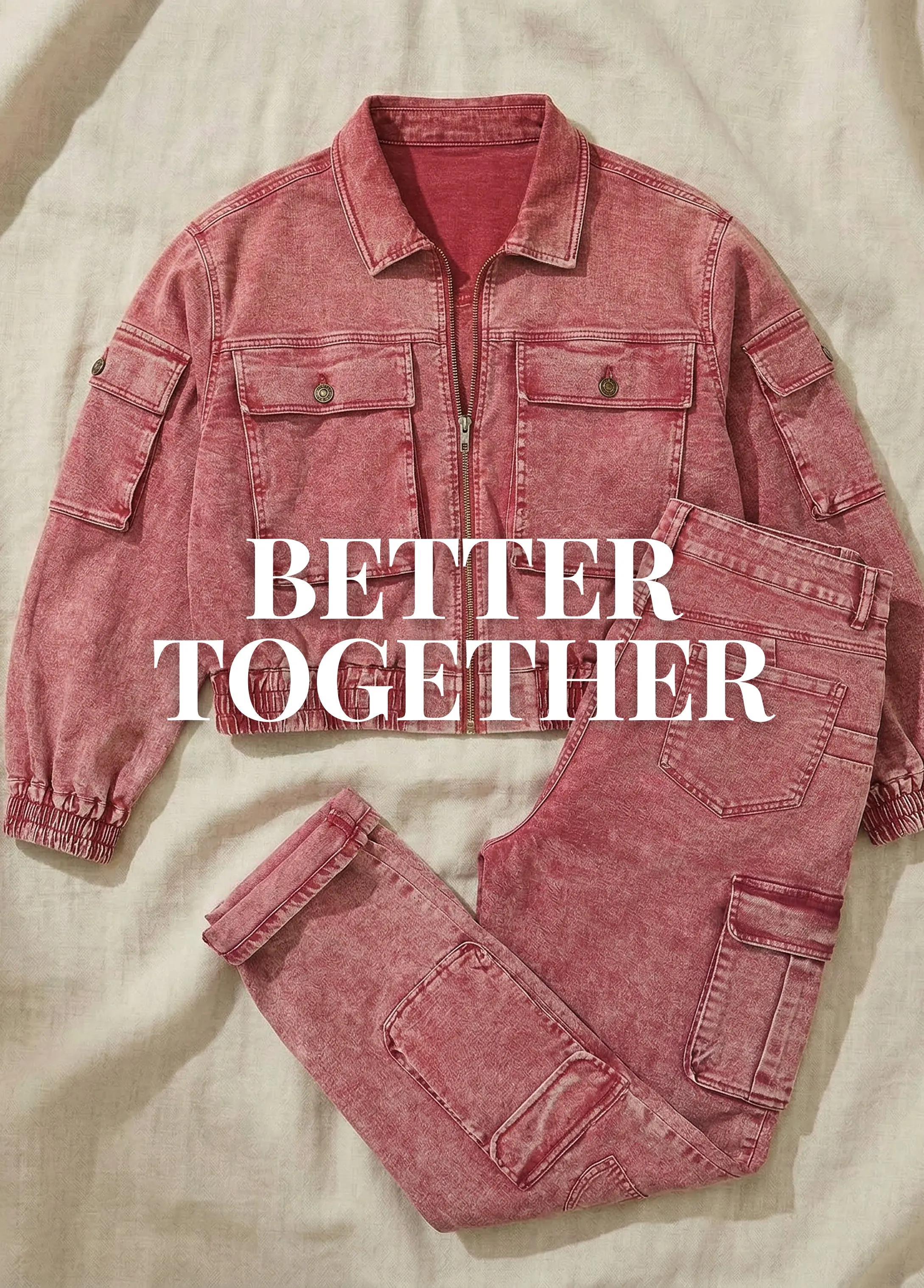 Denim Meets Duty sold by Ashley Stewart