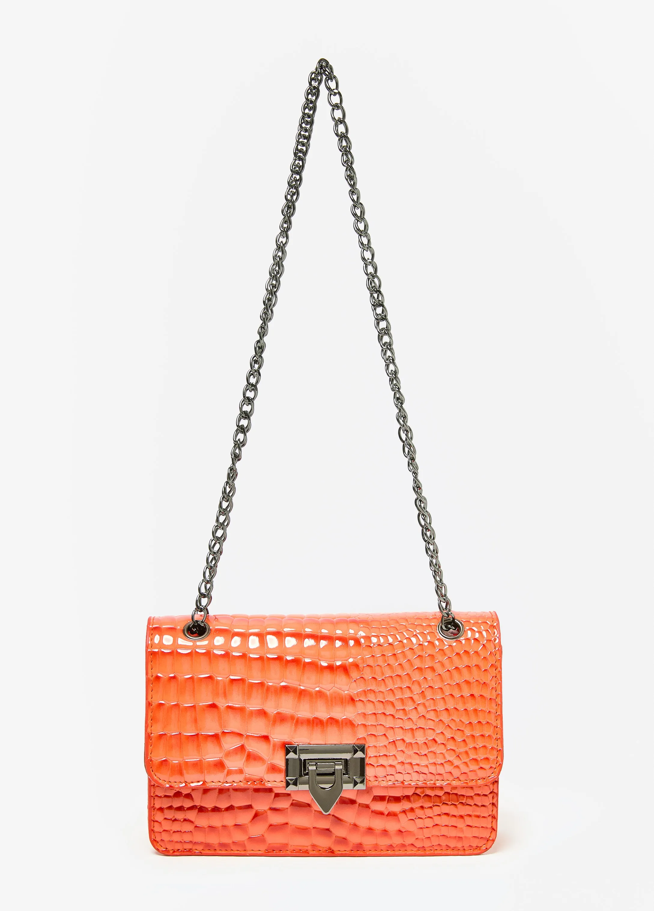Patent Croc Effect Shoulder Bag sold by Ashley Stewart product image thumbnail 2