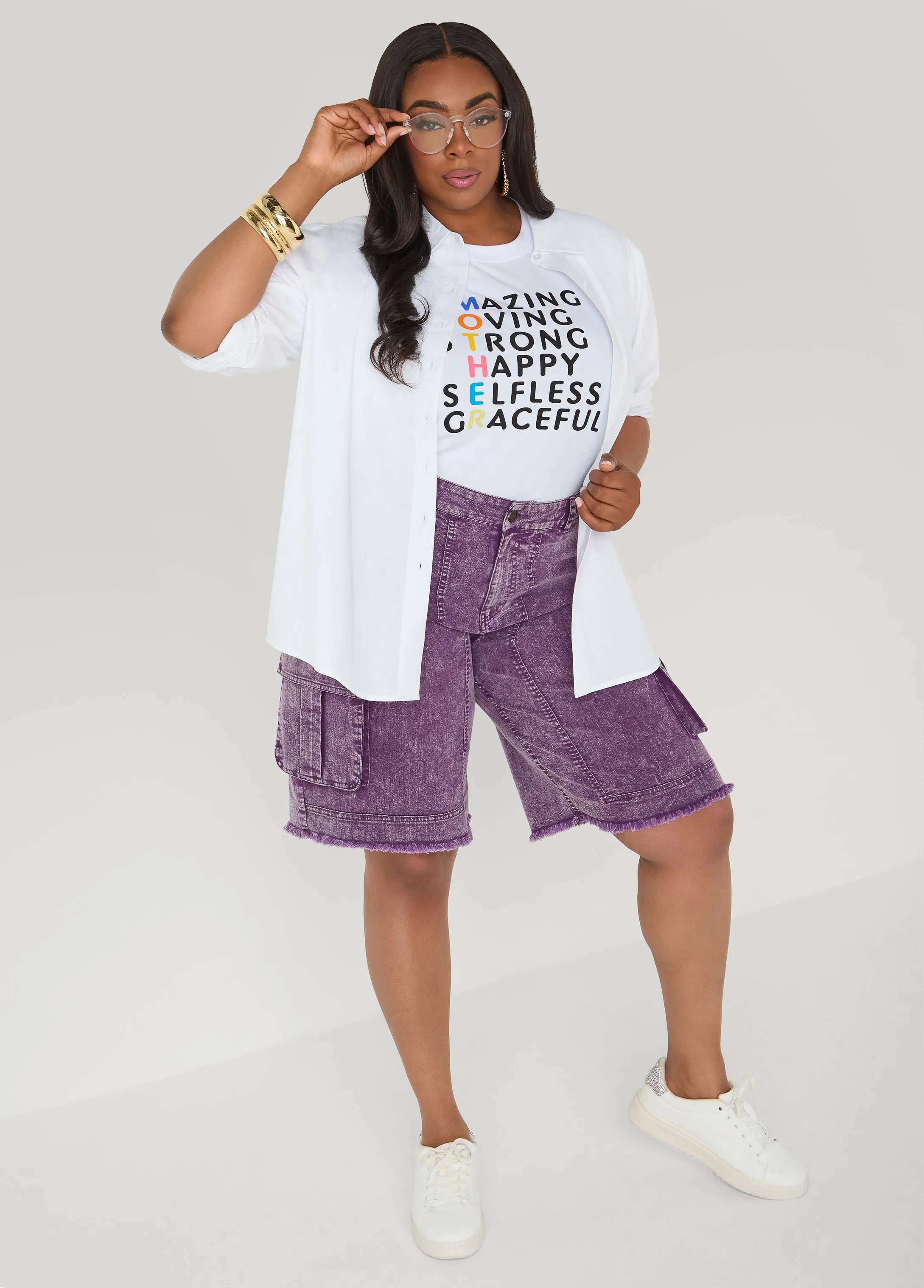 Amazing Mother Graphic Tee sold by Ashley Stewart product image thumbnail 5