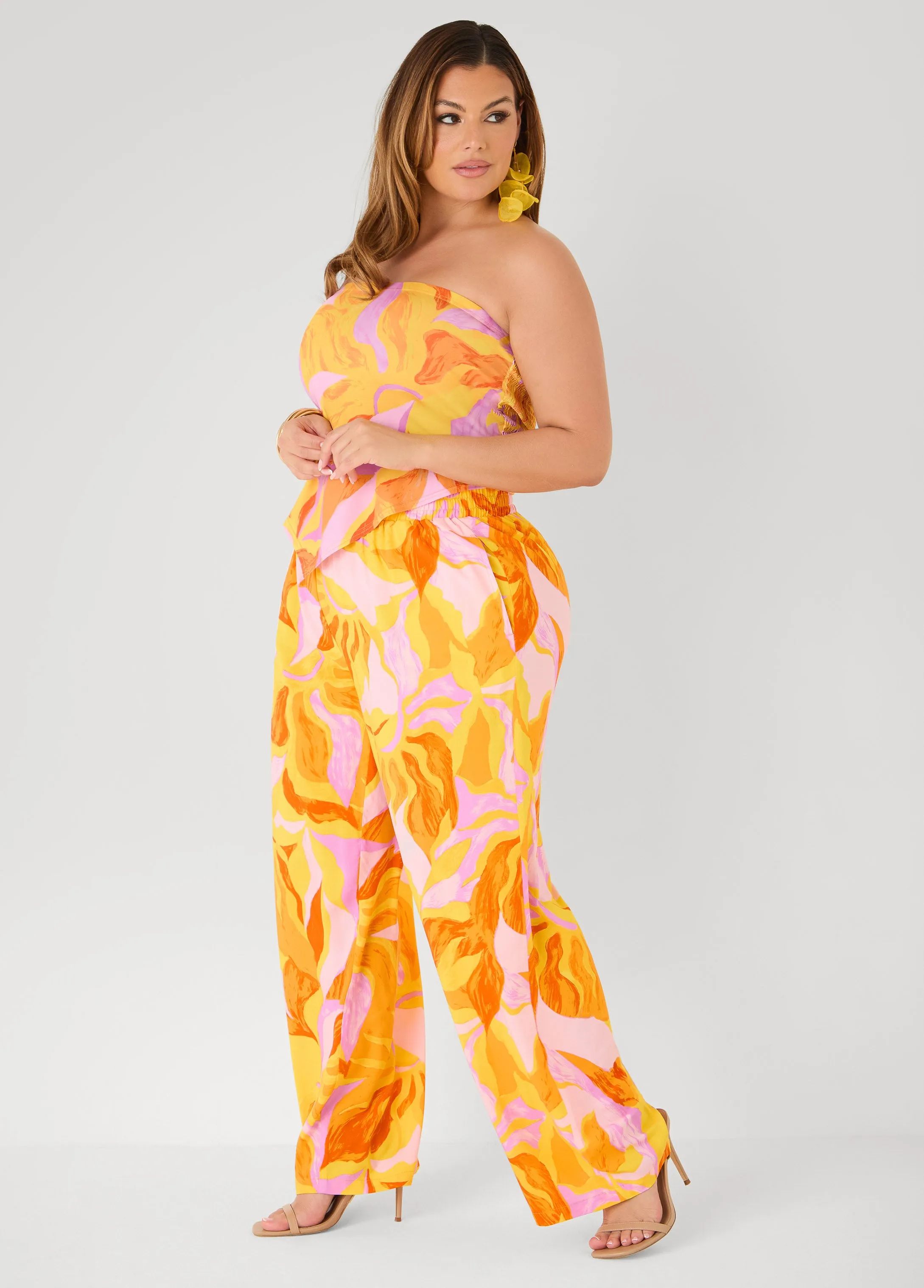 Swirl Print Tube Top sold by Ashley Stewart product image thumbnail 3