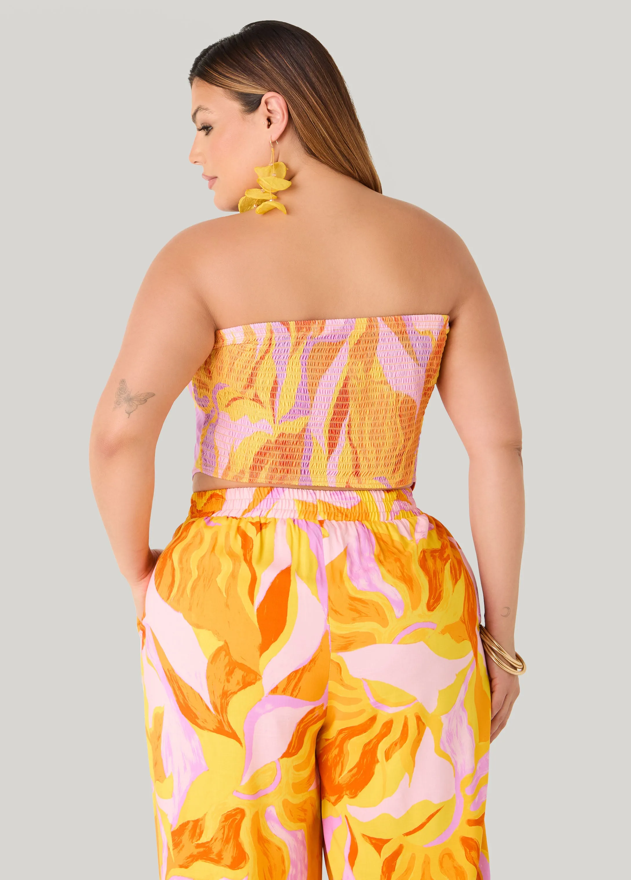 Swirl Print Tube Top sold by Ashley Stewart product image thumbnail 2