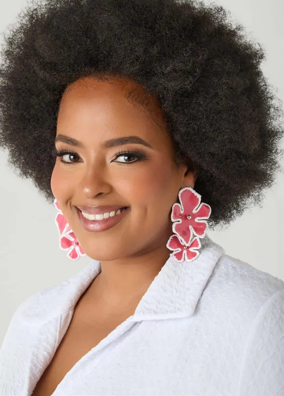 Dangle Flowers Earrings made by Ashley Stewart