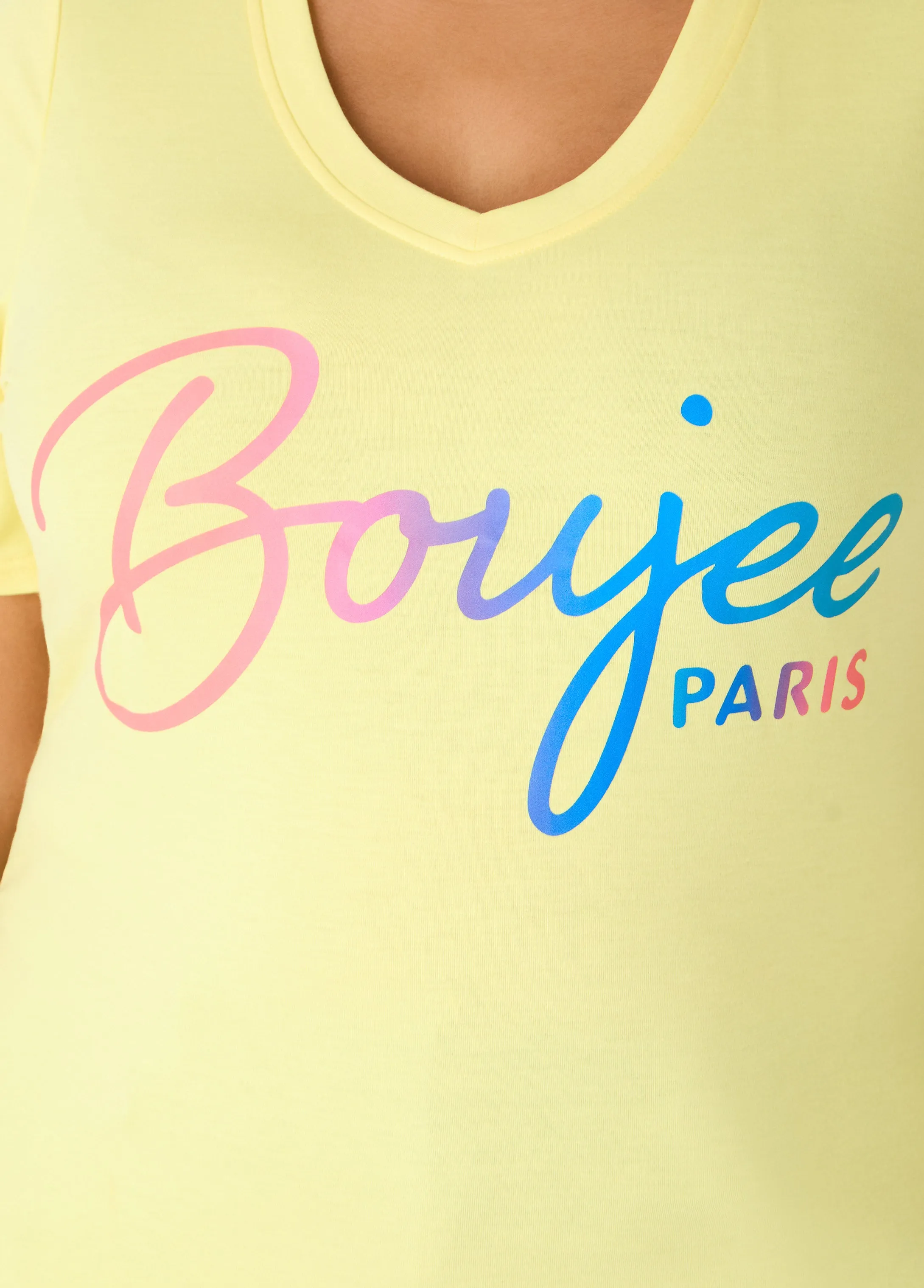 Boujee Paris Graphic Tee sold by Ashley Stewart product image thumbnail 4