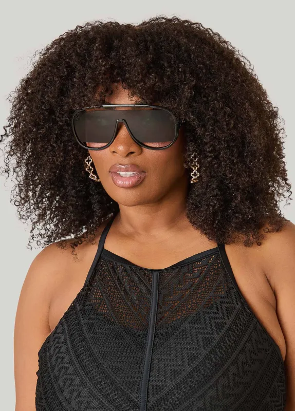 Cutout Aviator Sunglasses made by Ashley Stewart