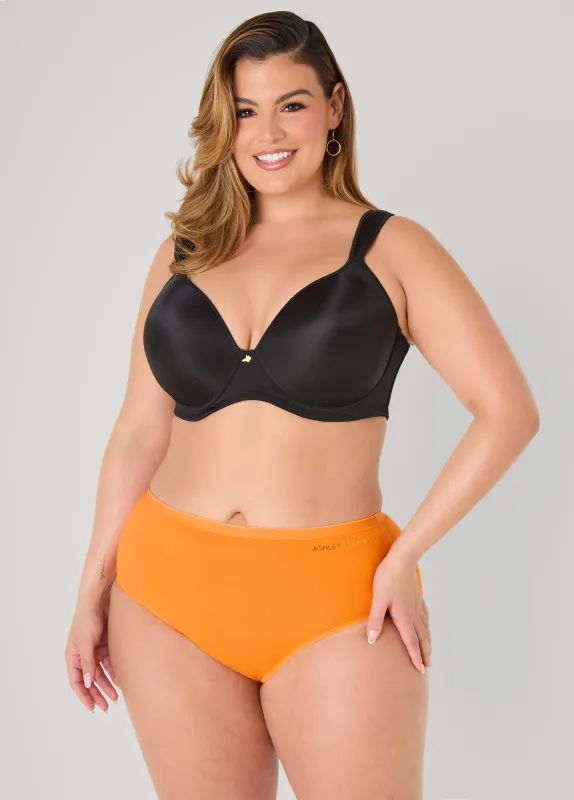 Stretch Cotton Full Coverage Briefs made by Ashley Stewart
