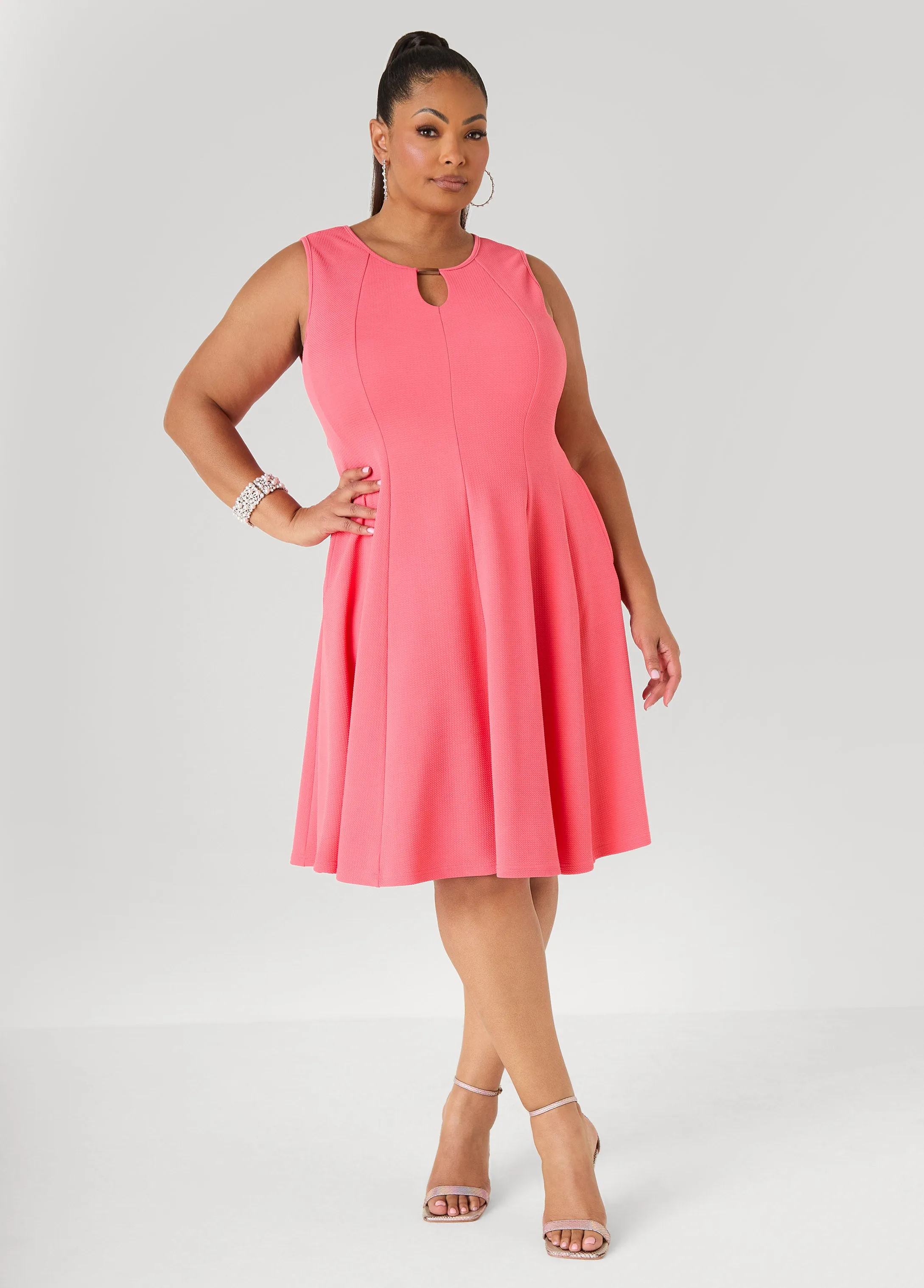 Embellished A Line Dress sold by Ashley Stewart product image thumbnail 5