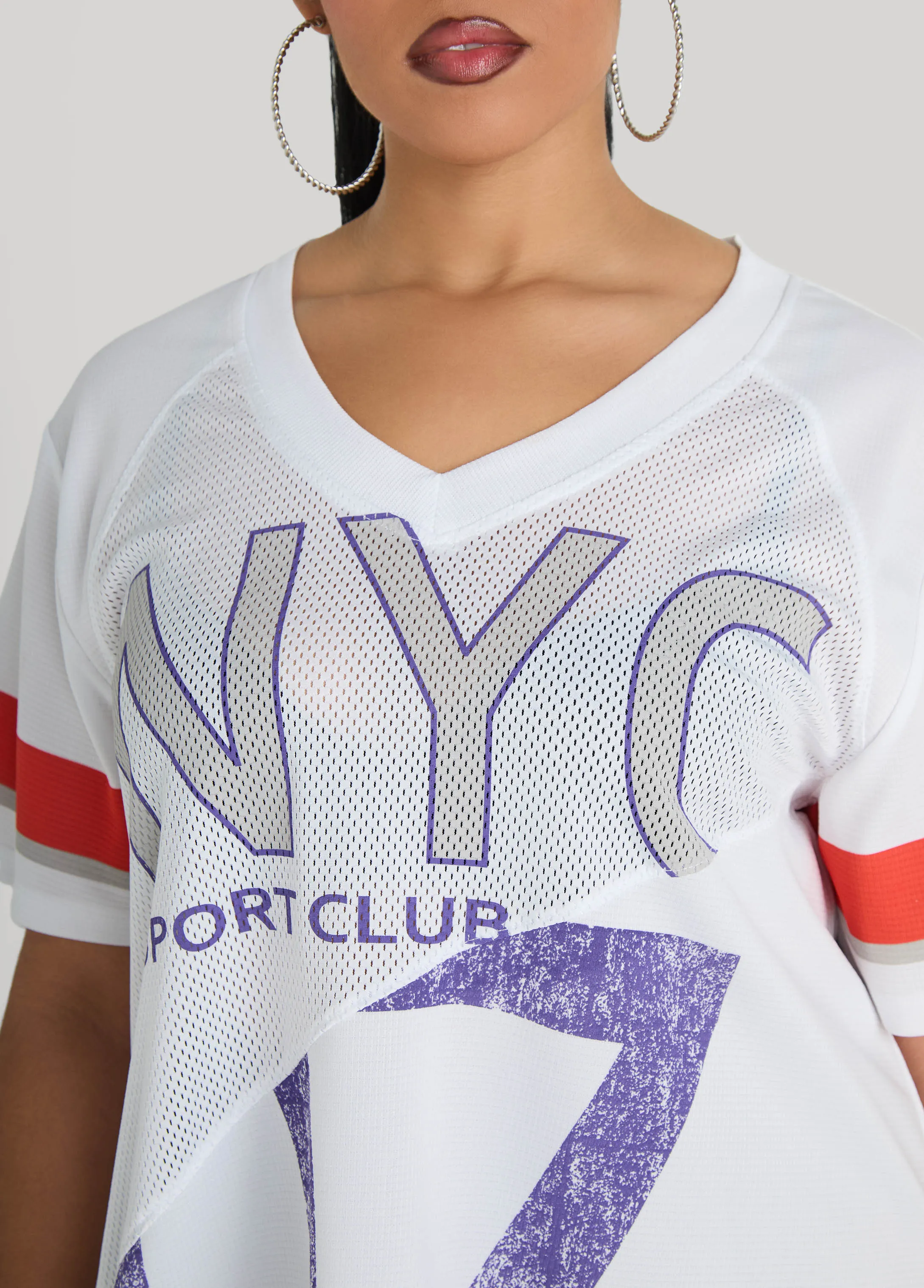 NYC Patchwork Jersey sold by Ashley Stewart product image thumbnail 4