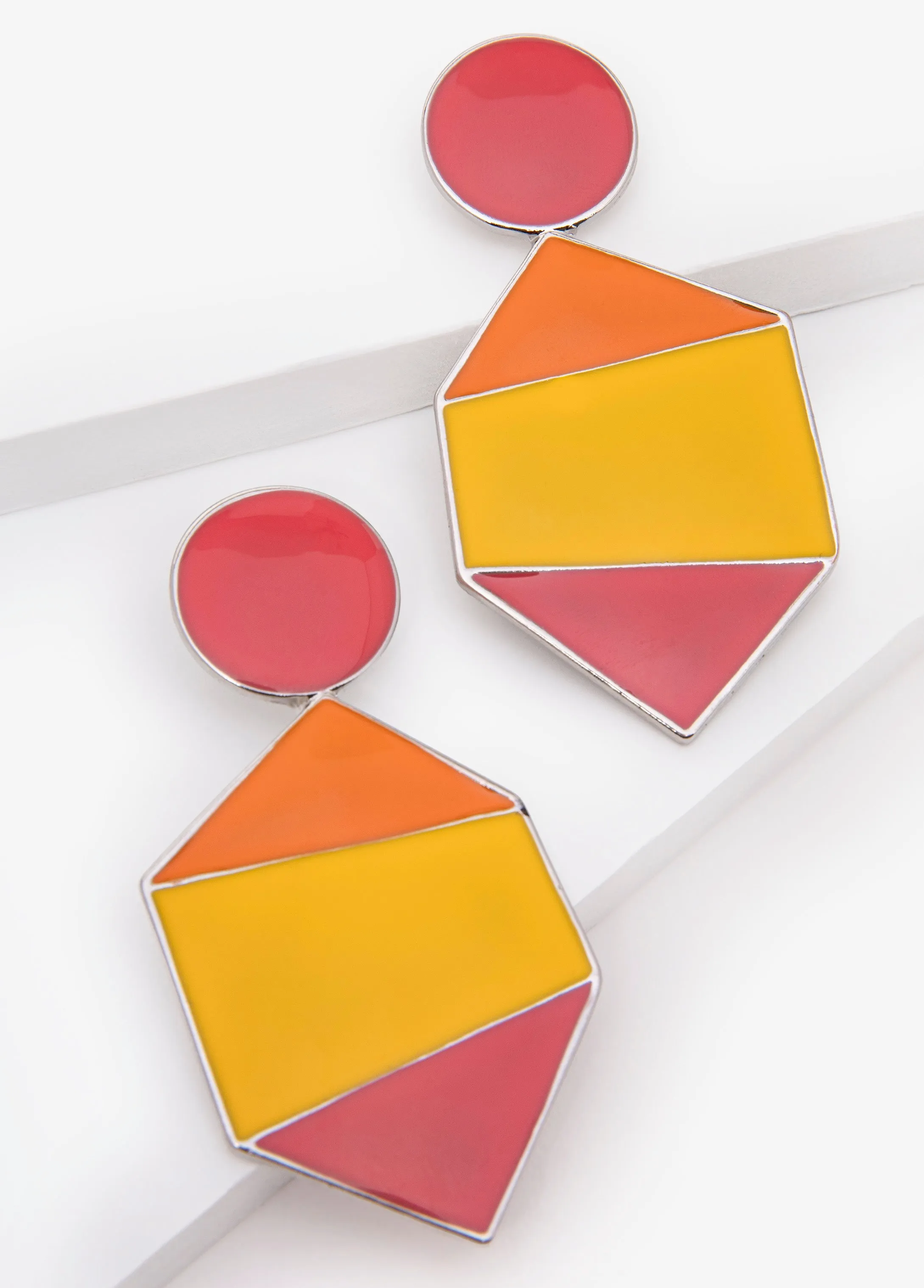 Dangle Colorblocked Earrings sold by Ashley Stewart