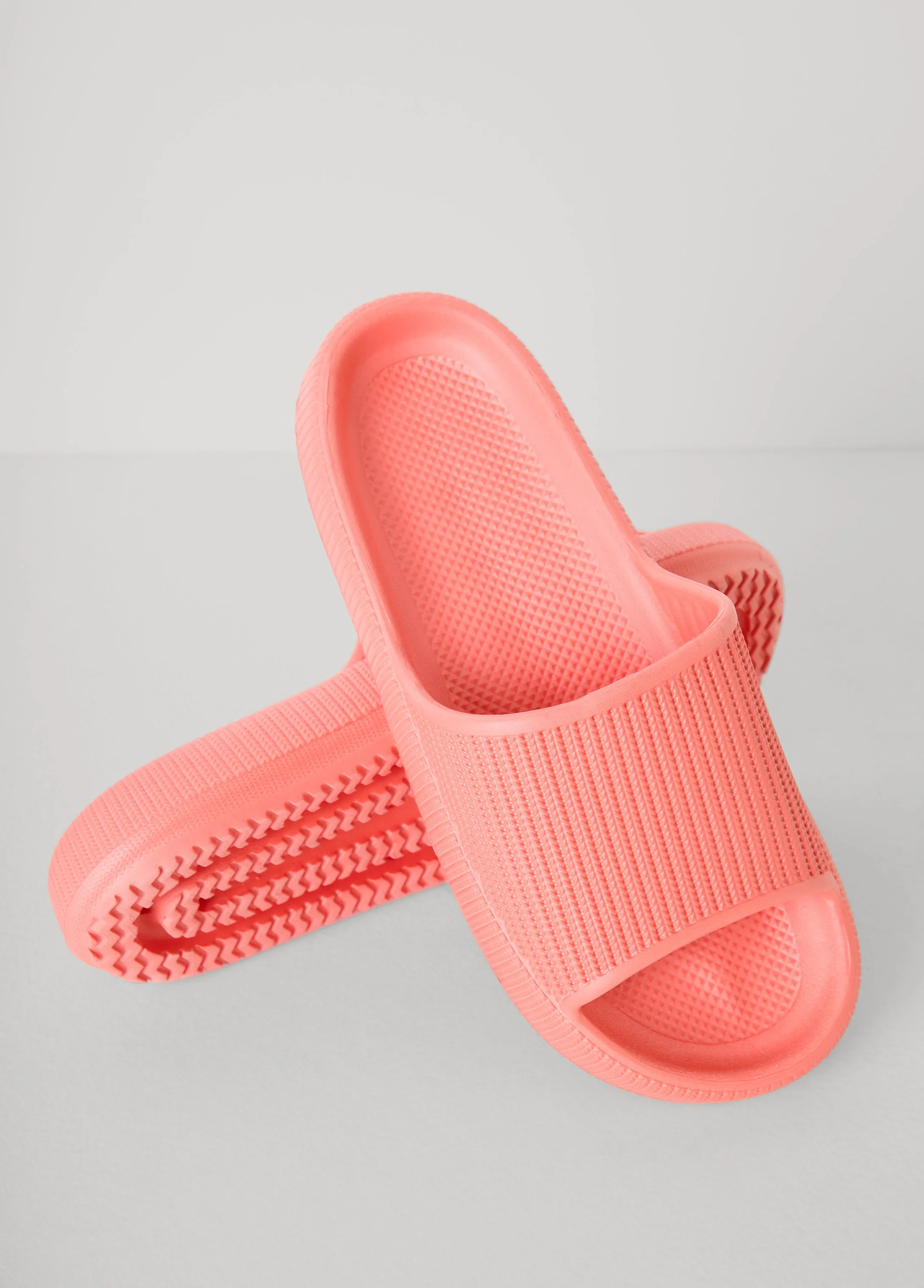 Ribbed Slip On Slides sold by Ashley Stewart product image thumbnail 2
