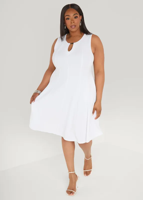 Textured A Line Dress made by Ashley Stewart